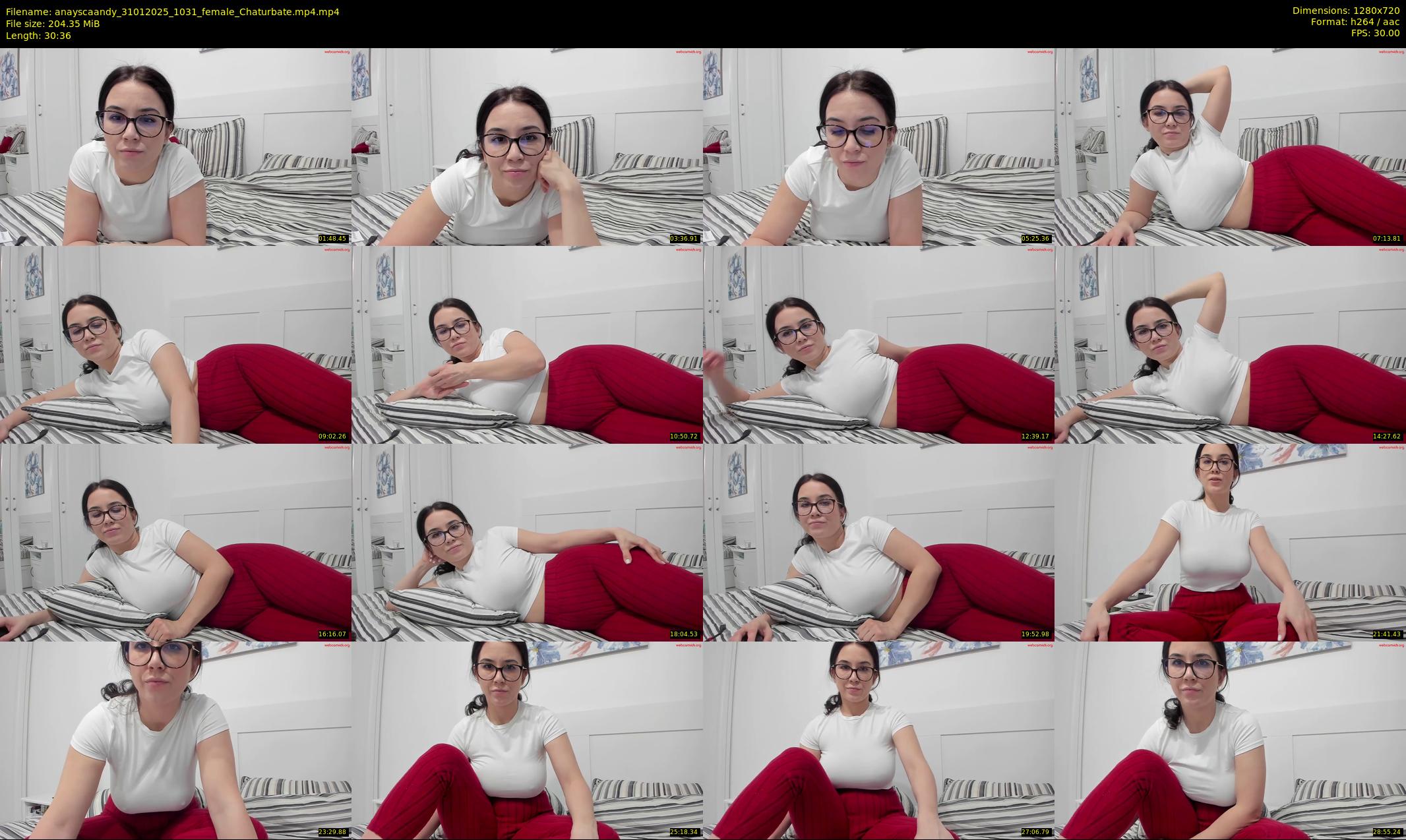 anayscaandy — 31 minute Chaturbate female cam show recording, 720p, Jan 31, 2025