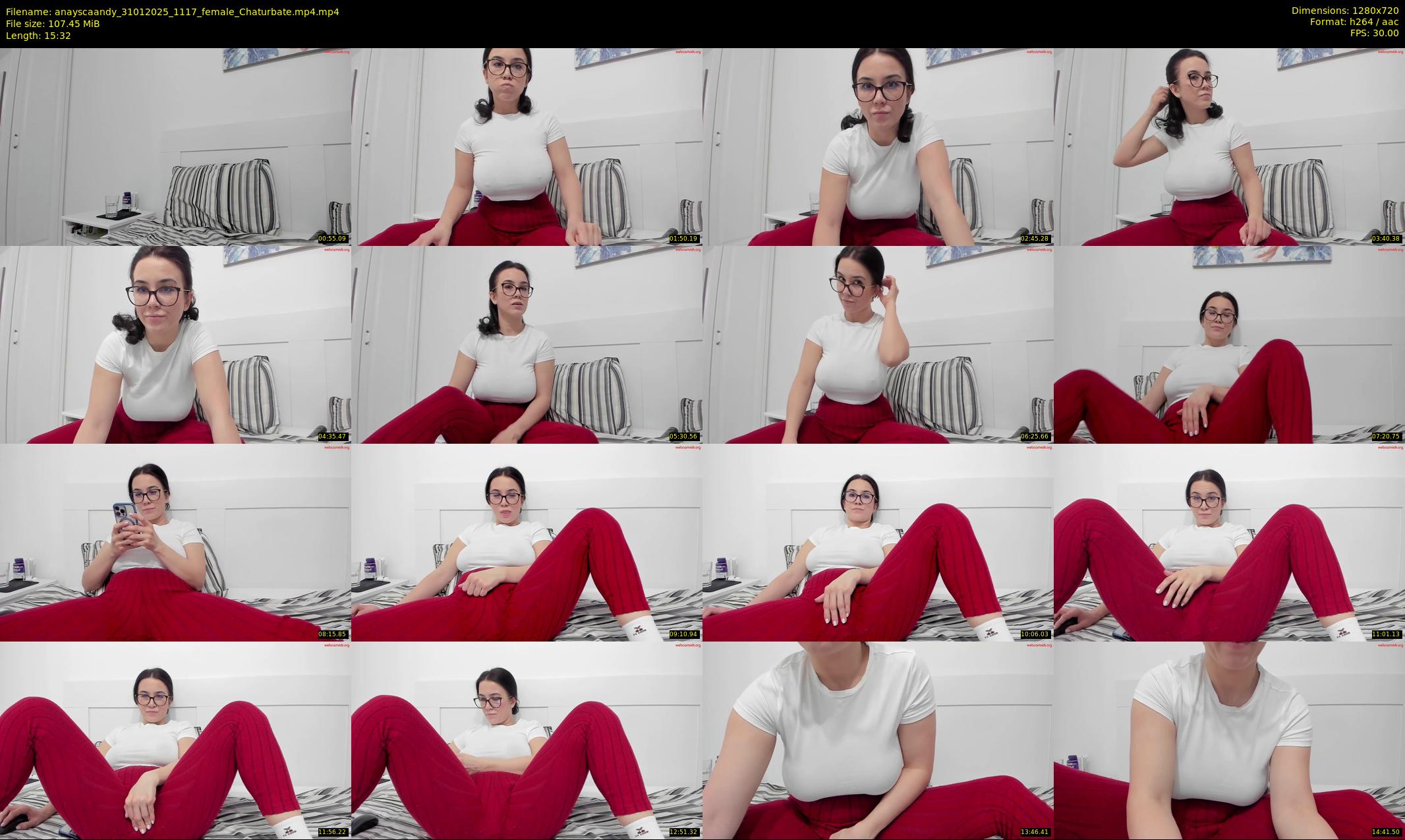 anayscaandy — 16 minute Chaturbate female cam show recording, 720p, Jan 31, 2025