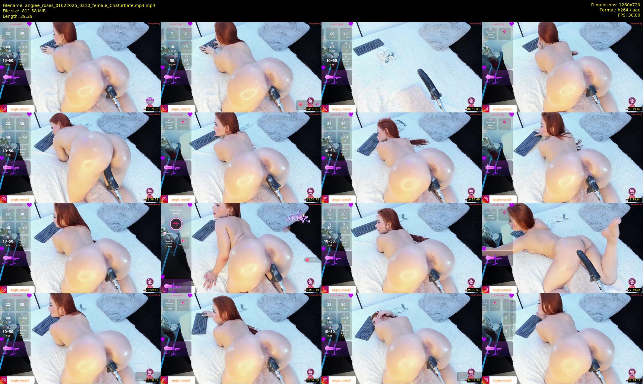 angiee_roses — 40 minute Chaturbate female cam show recording, 720p, Feb 1, 2025