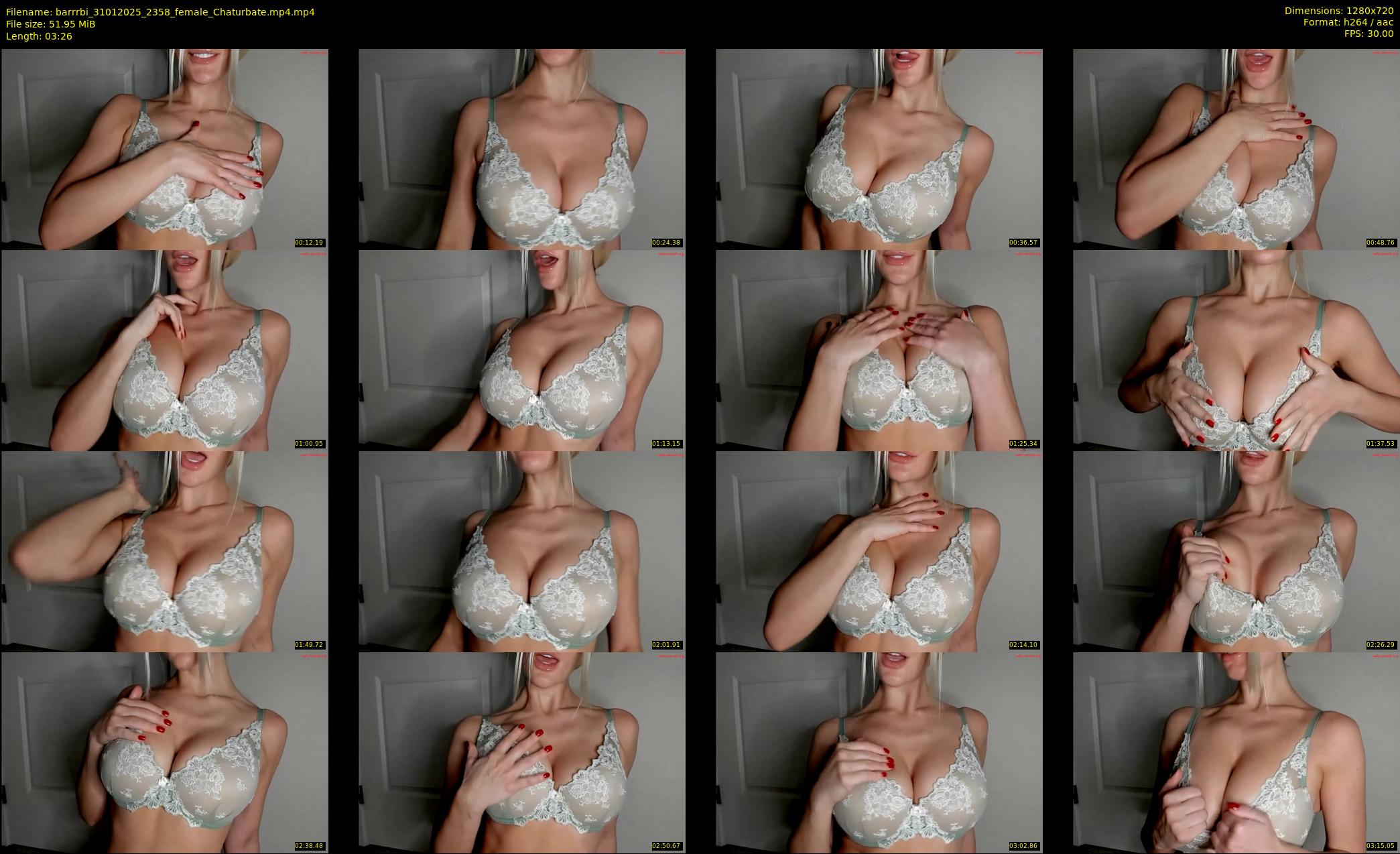 barrrbi — 4 minute Chaturbate female cam show recording, 720p, Jan 31, 2025