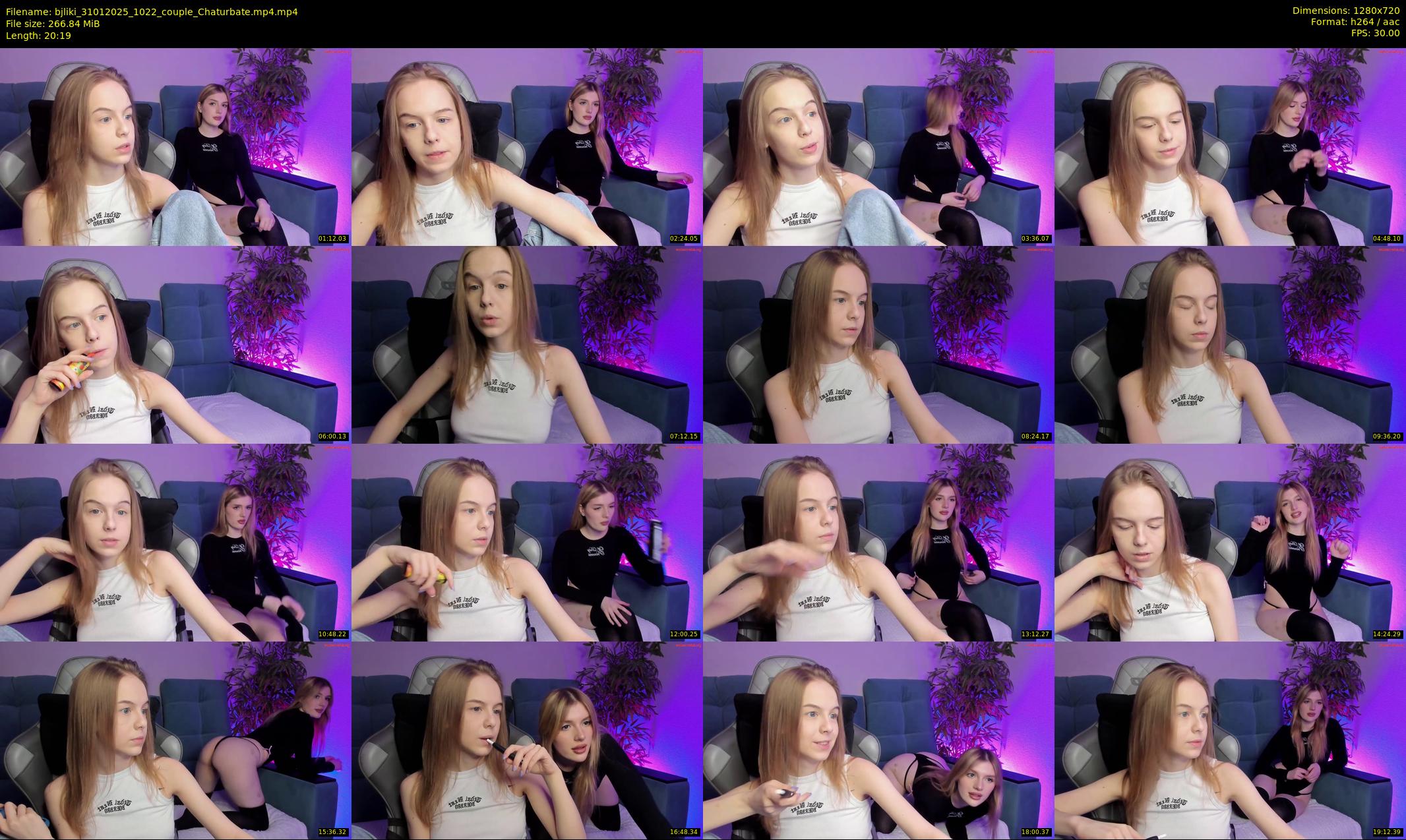 bjliki — 21 minute Chaturbate couple cam show recording, 720p, Jan 31, 2025