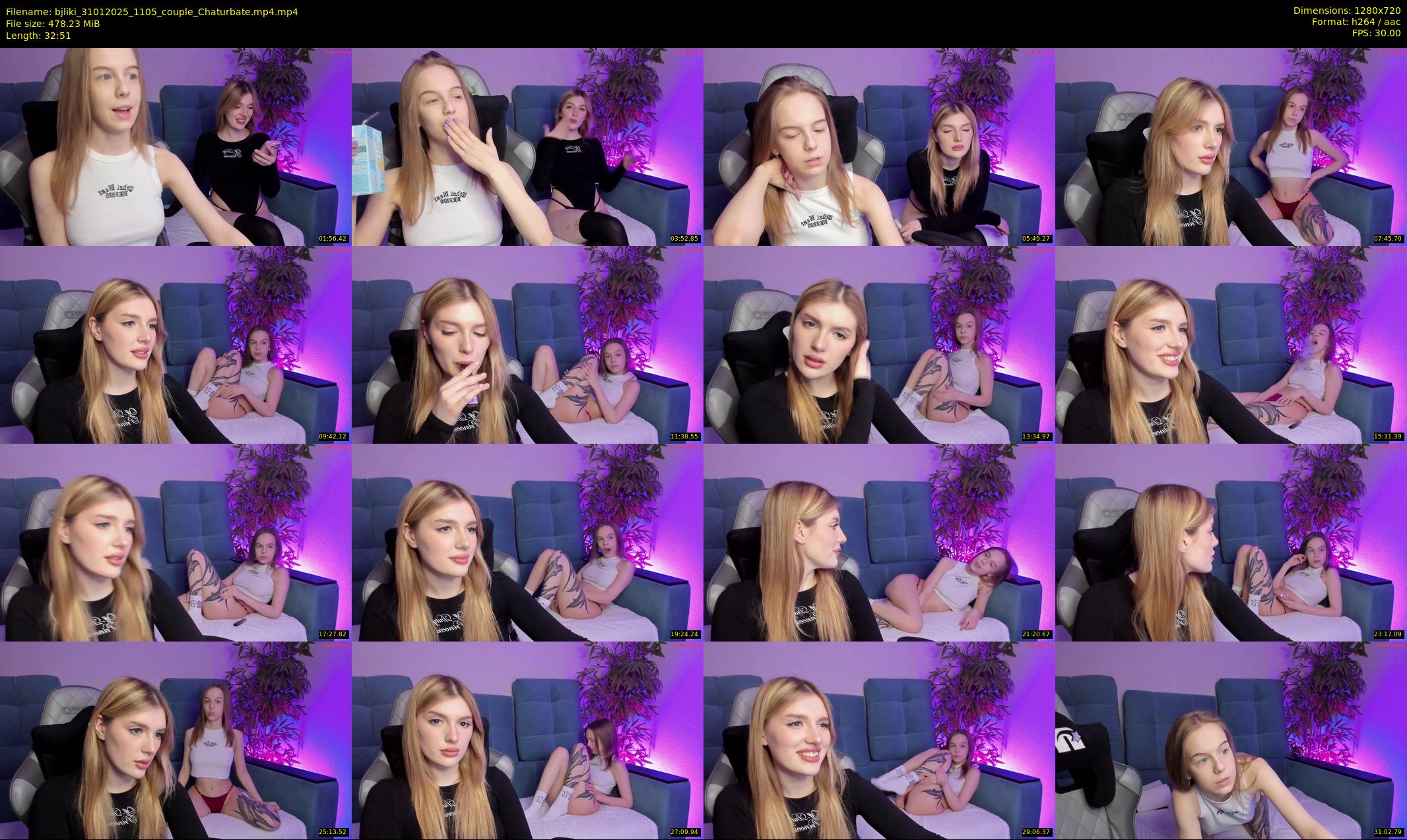 bjliki — 33 minute Chaturbate couple cam show recording, 720p, Jan 31, 2025