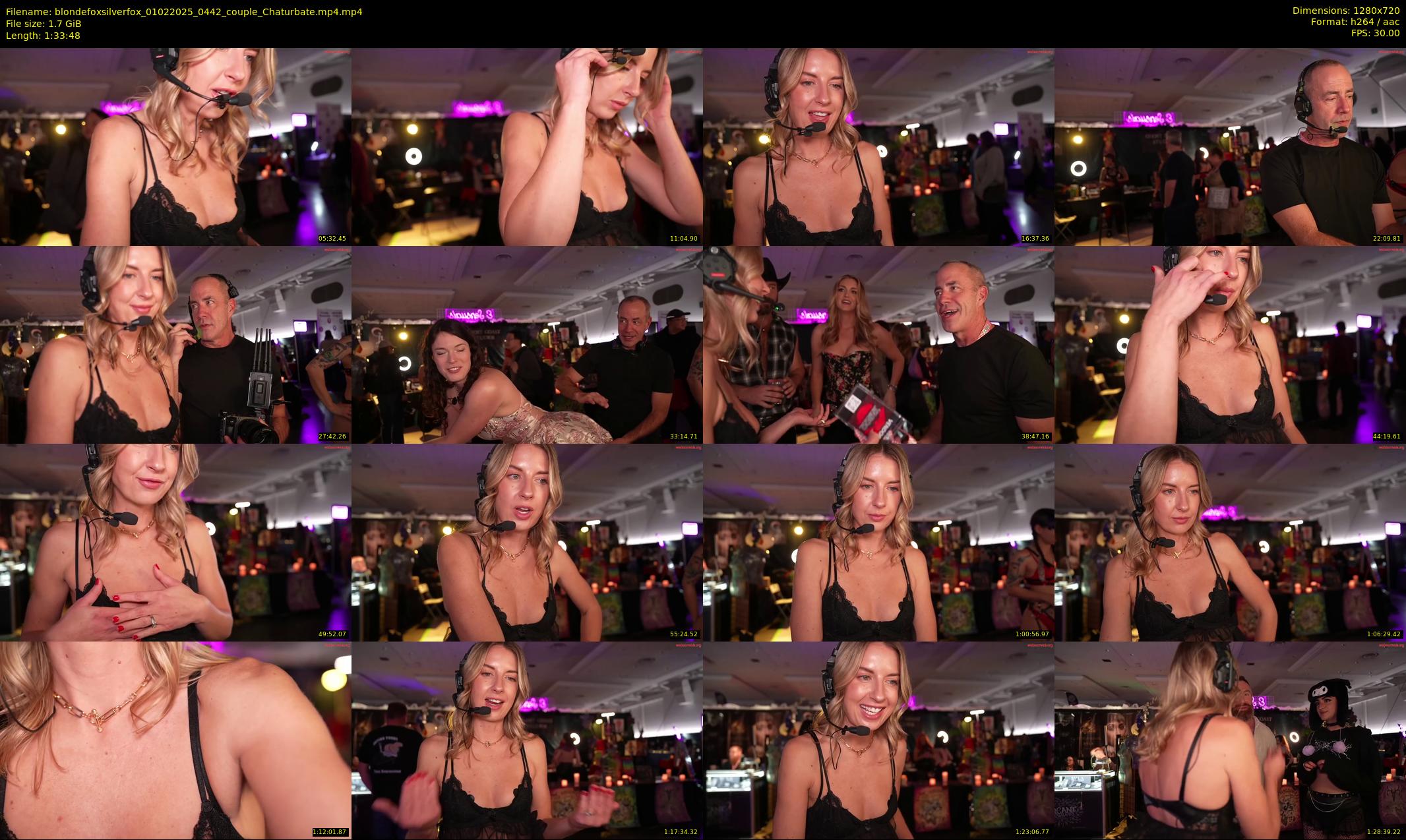 blondefoxsilverfox — 94 minute Chaturbate couple cam show recording, 720p, Feb 1, 2025
