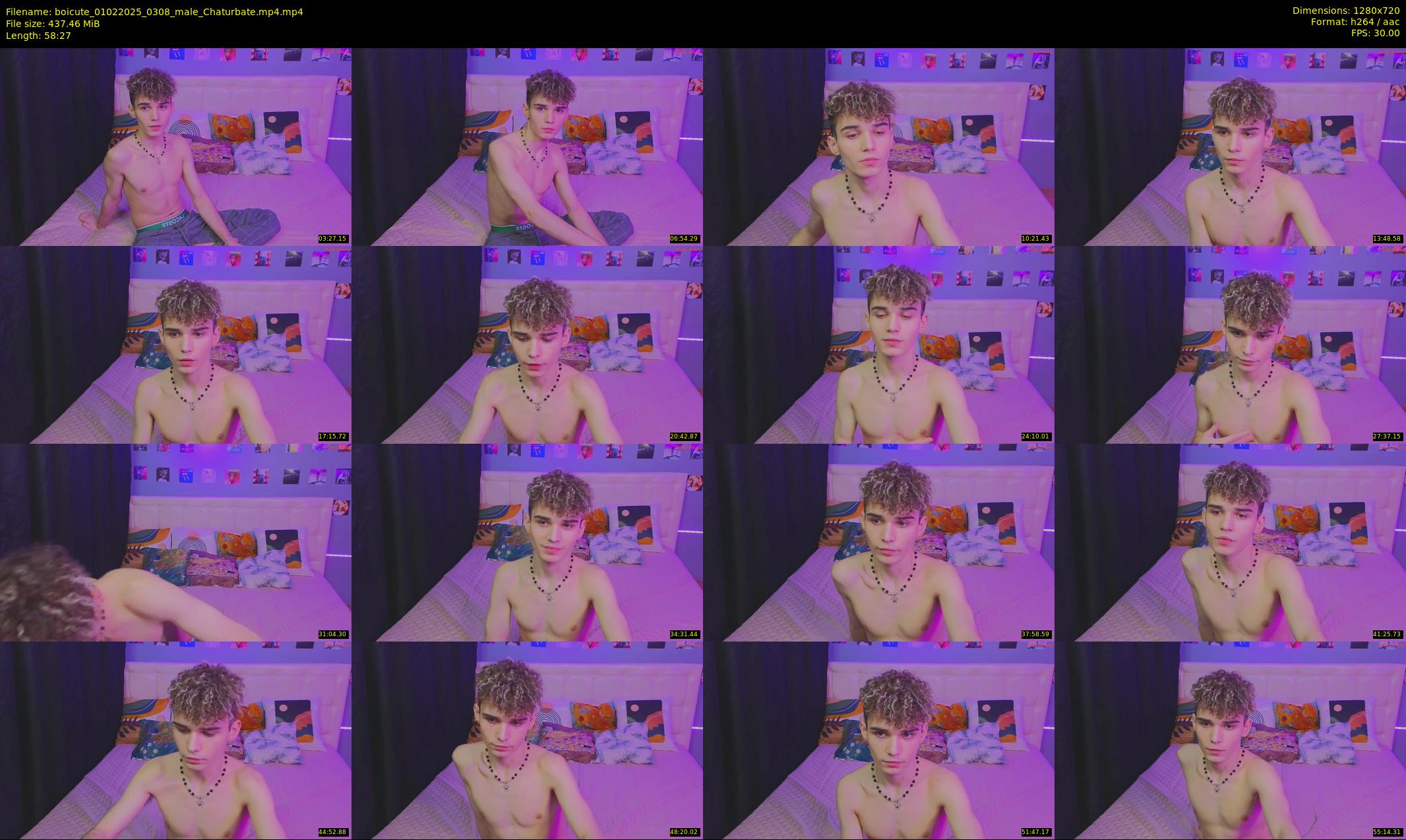 boicute — 59 minute Chaturbate male cam show recording, 720p, Feb 1, 2025