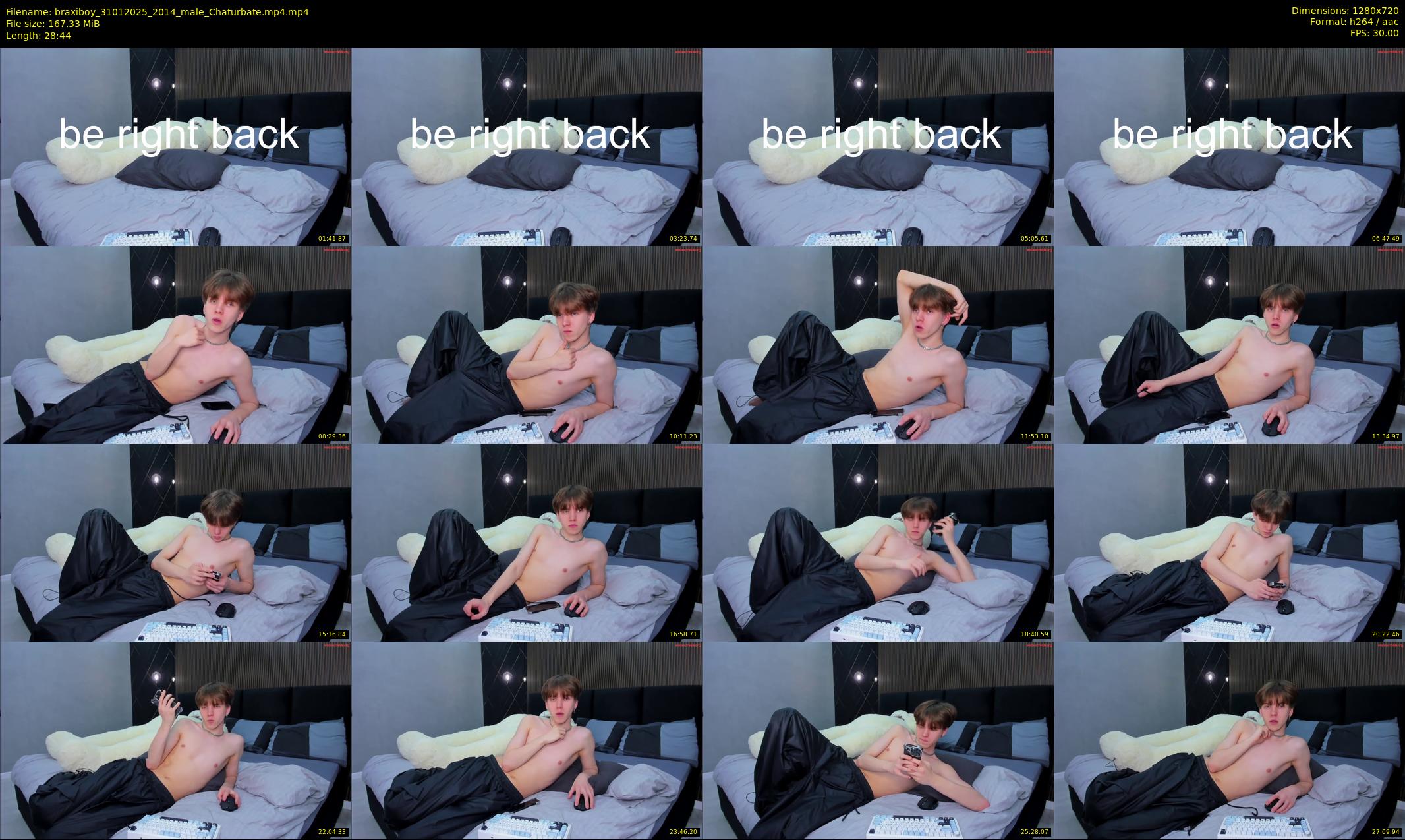braxiboy — 29 minute Chaturbate male cam show recording, 720p, Jan 31, 2025