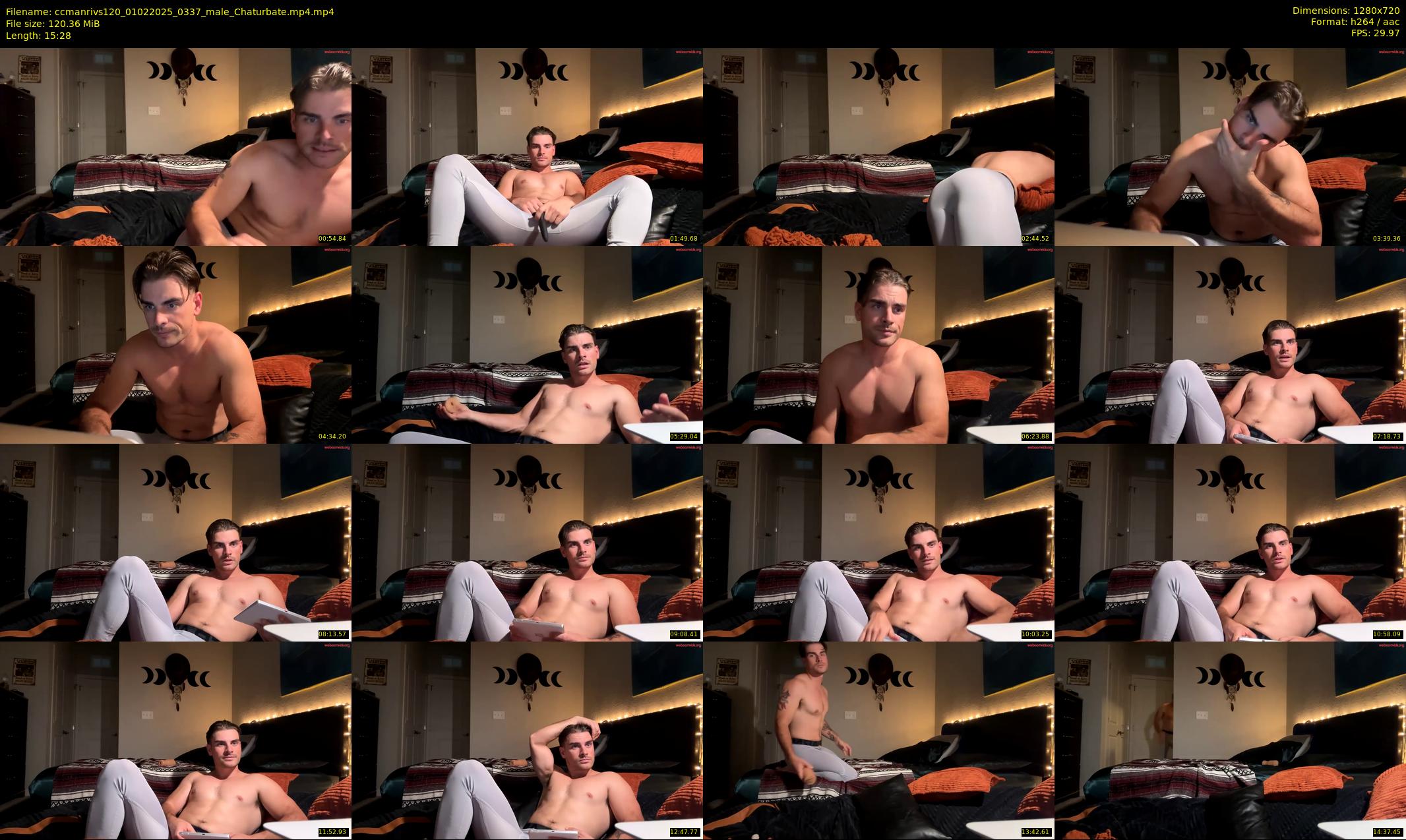 ccmanrivs120 — 16 minute Chaturbate male cam show recording, 720p, Feb 1, 2025
