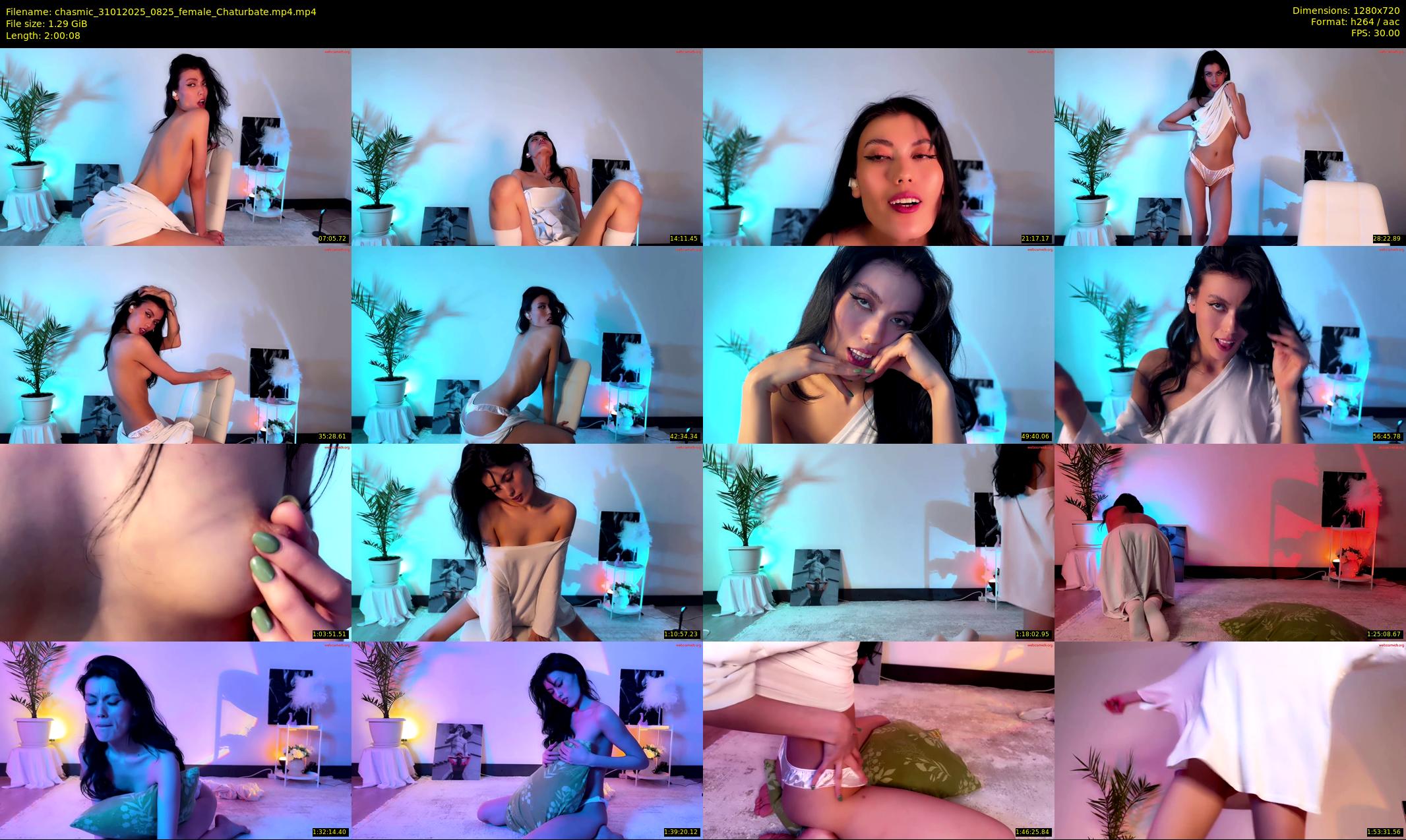 chasmic — 121 minute Chaturbate female cam show recording, 720p, Jan 31, 2025