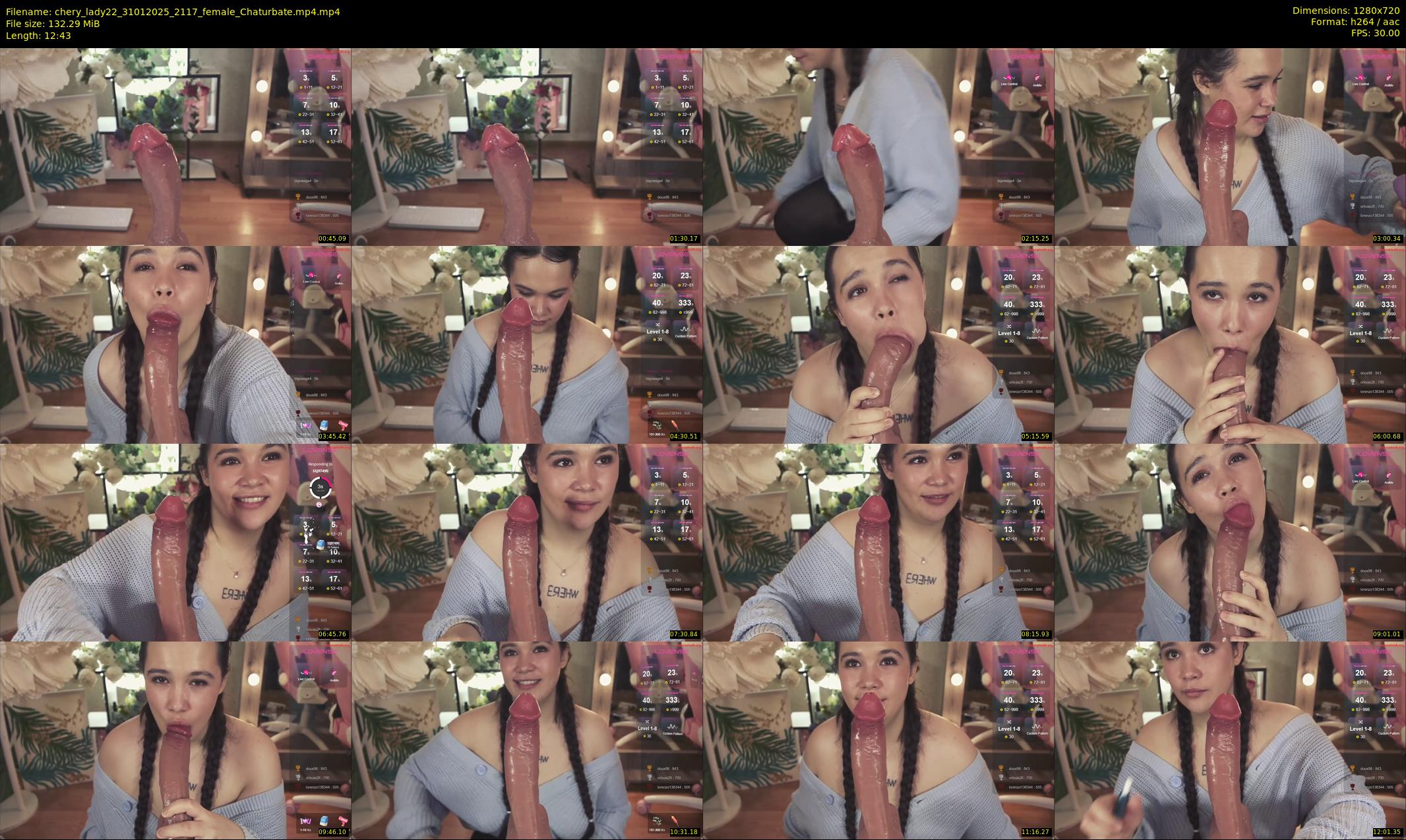 chery_lady22 — 13 minute Chaturbate female cam show recording, 720p, Jan 31, 2025