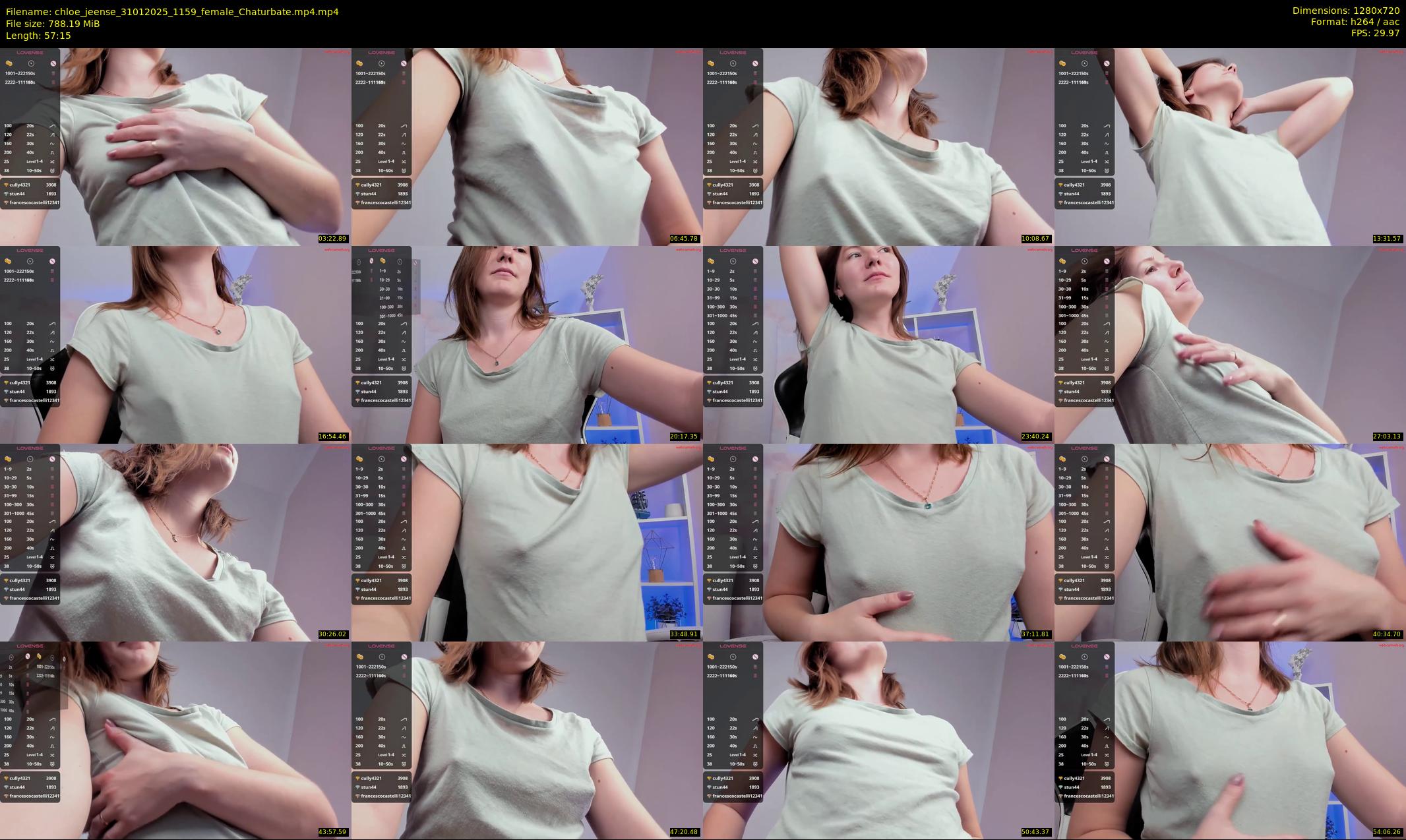 chloe_jeense — 58 minute Chaturbate female cam show recording, 720p, Jan 31, 2025