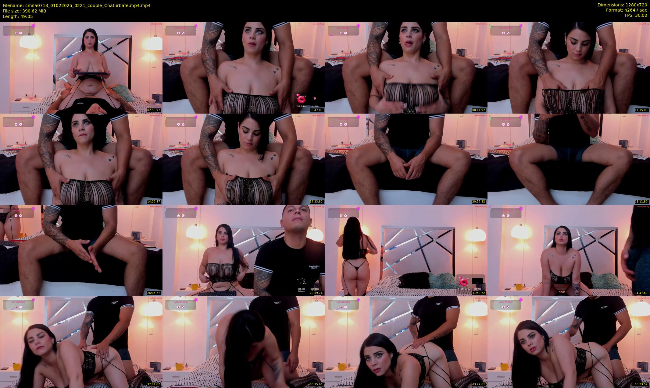 cmila0713 — 50 minute Chaturbate couple cam show recording, 720p, Feb 1, 2025