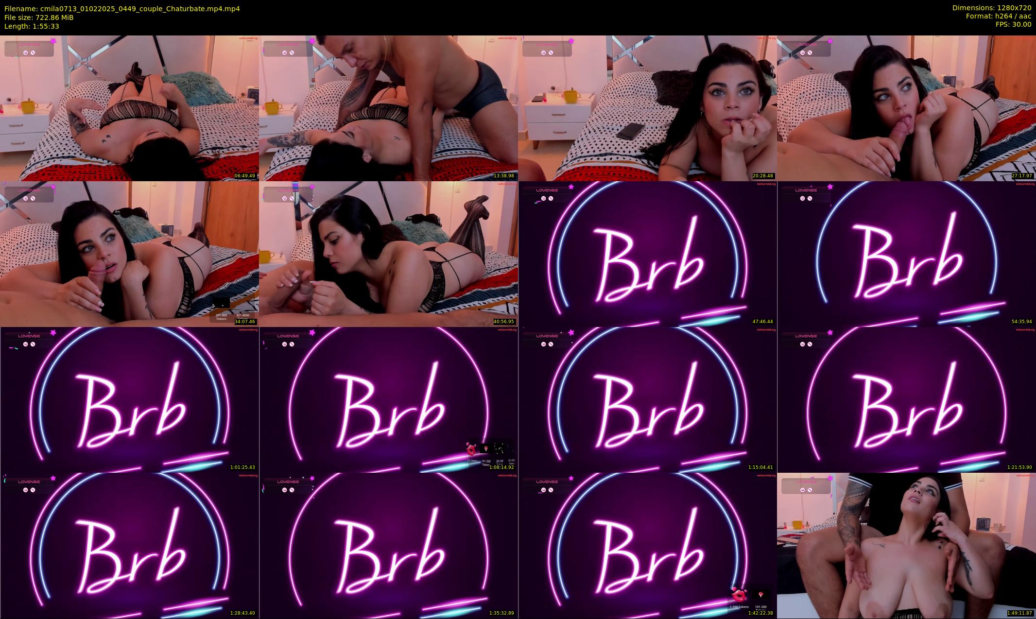 cmila0713 — 116 minute Chaturbate couple cam show recording, 720p, Feb 1, 2025