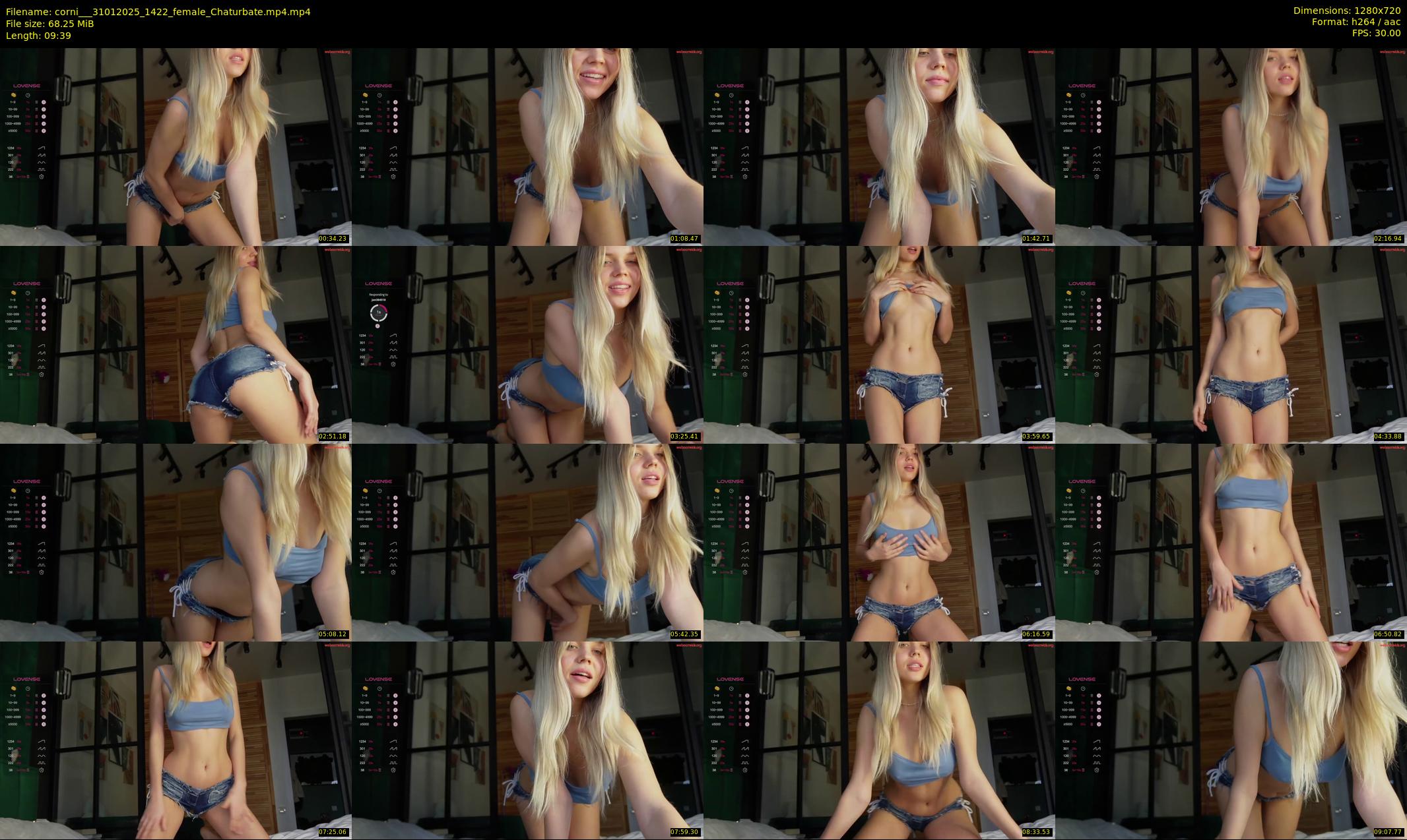 corni__ — 10 minute Chaturbate female cam show recording, 720p, Jan 31, 2025