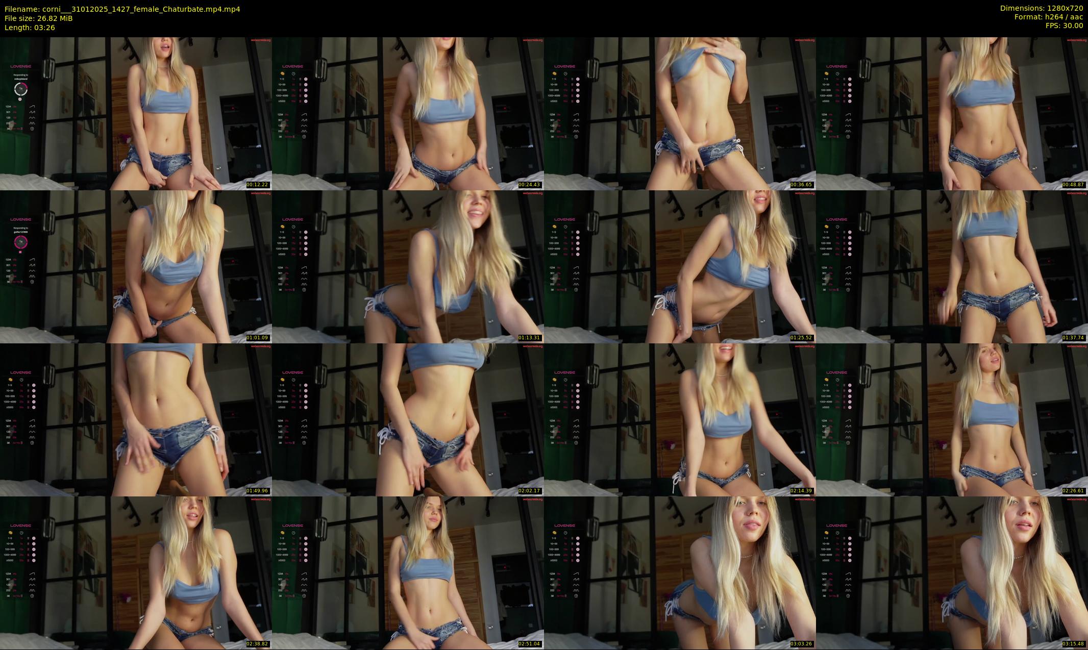 corni__ — 4 minute Chaturbate female cam show recording, 720p, Jan 31, 2025