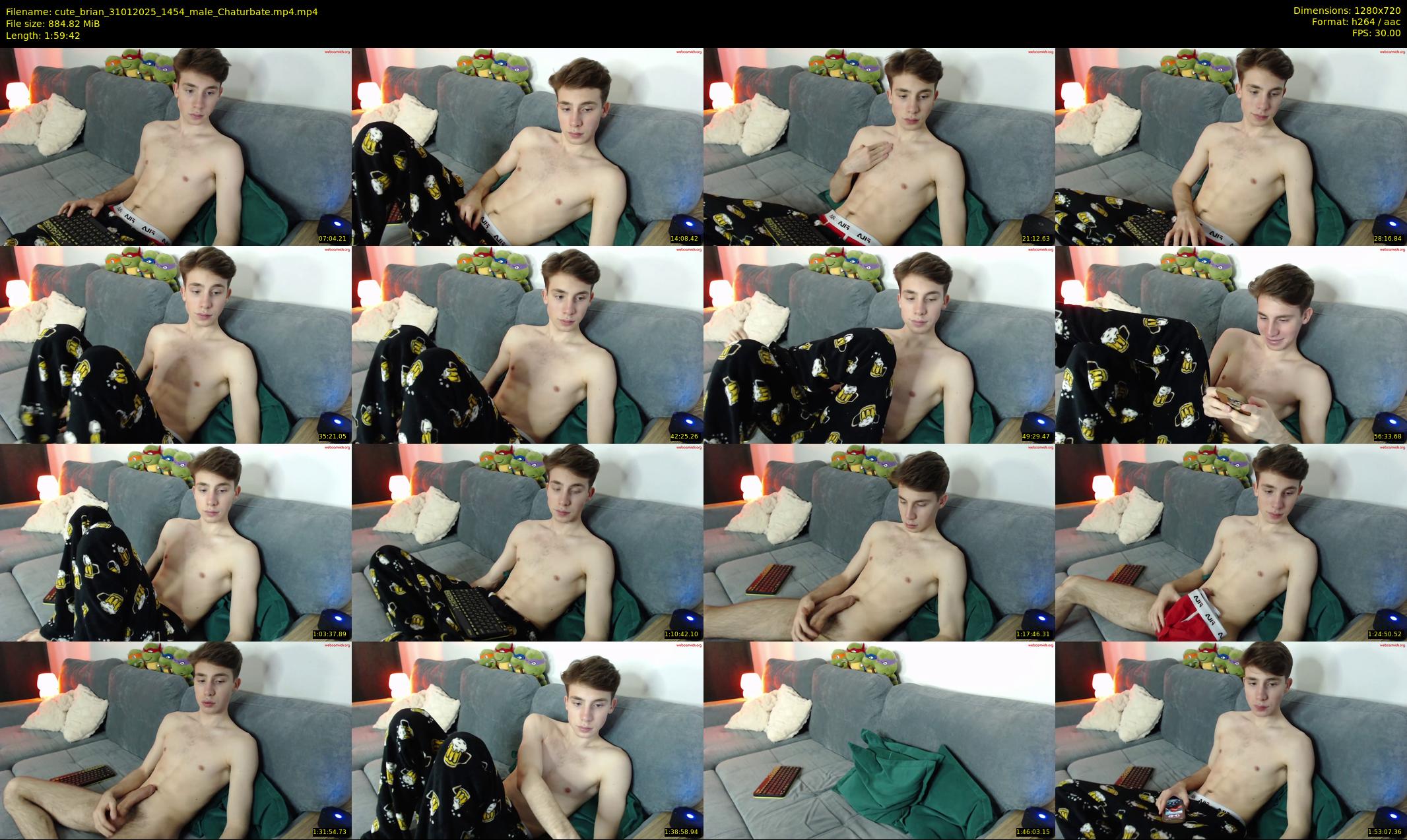 cute_brian — 120 minute Chaturbate male cam show recording, 720p, Jan 31, 2025