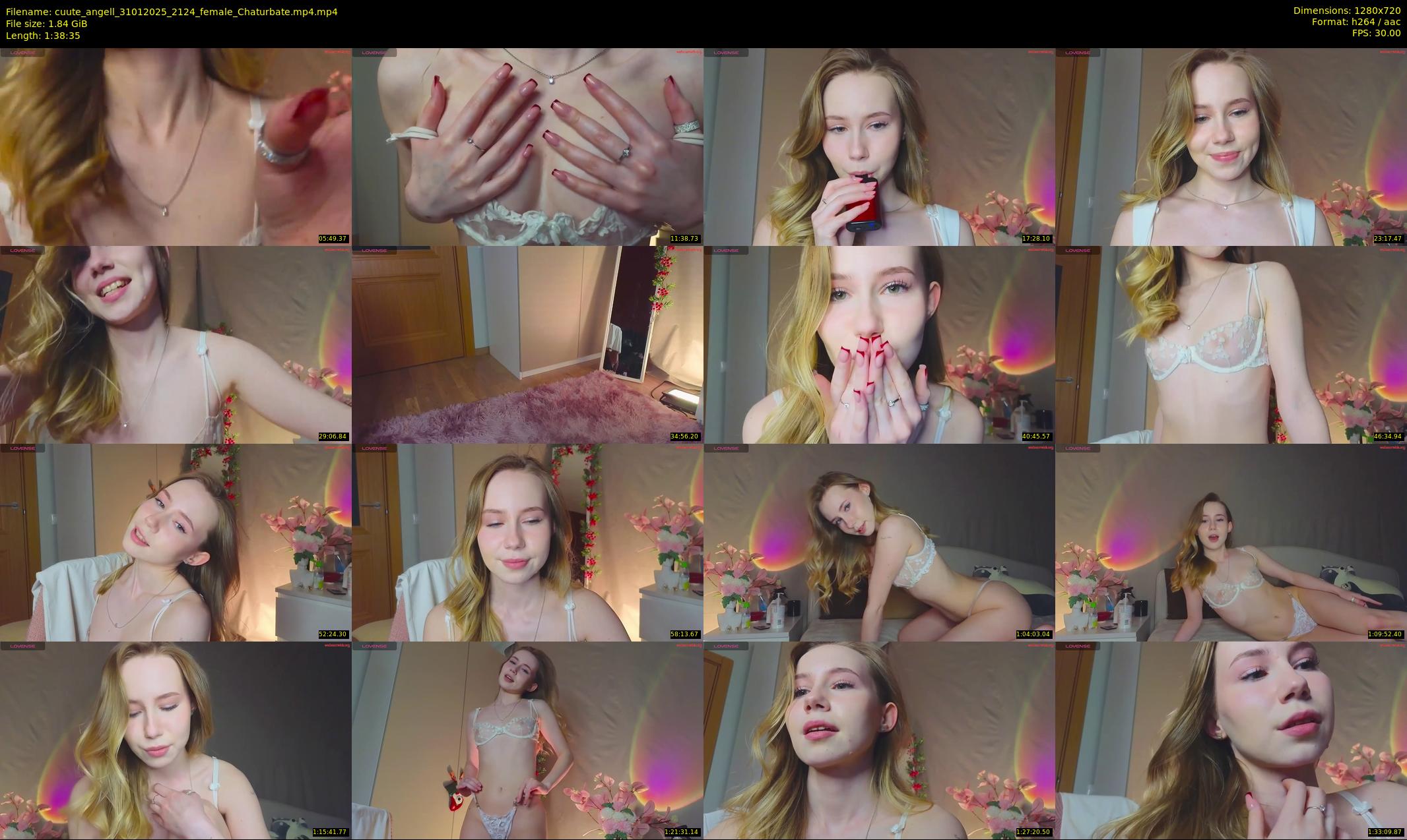 cuute_angell — 99 minute Chaturbate female cam show recording, 720p, Jan 31, 2025