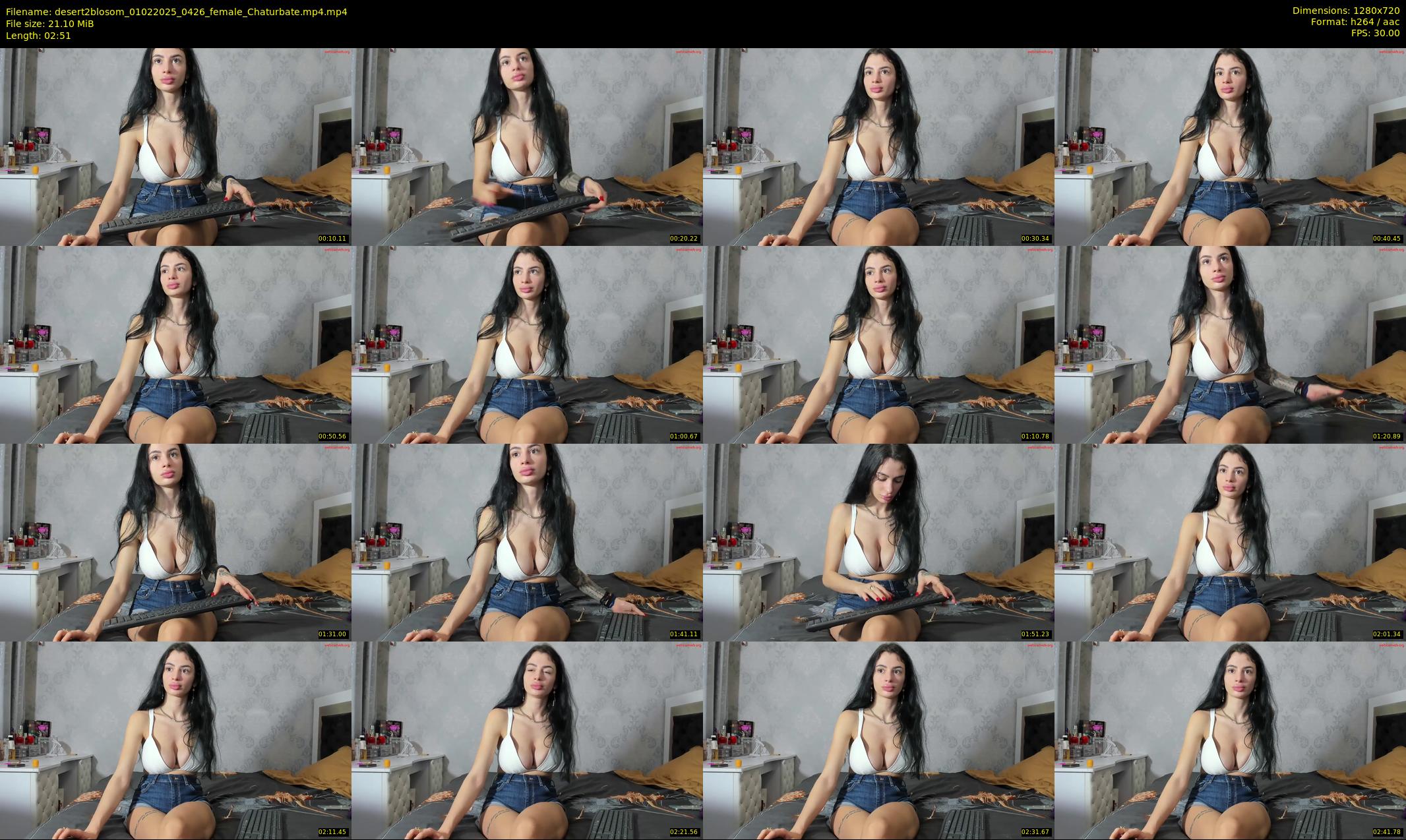 desert2blosom — 3 minute Chaturbate female cam show recording, 720p, Feb 1, 2025