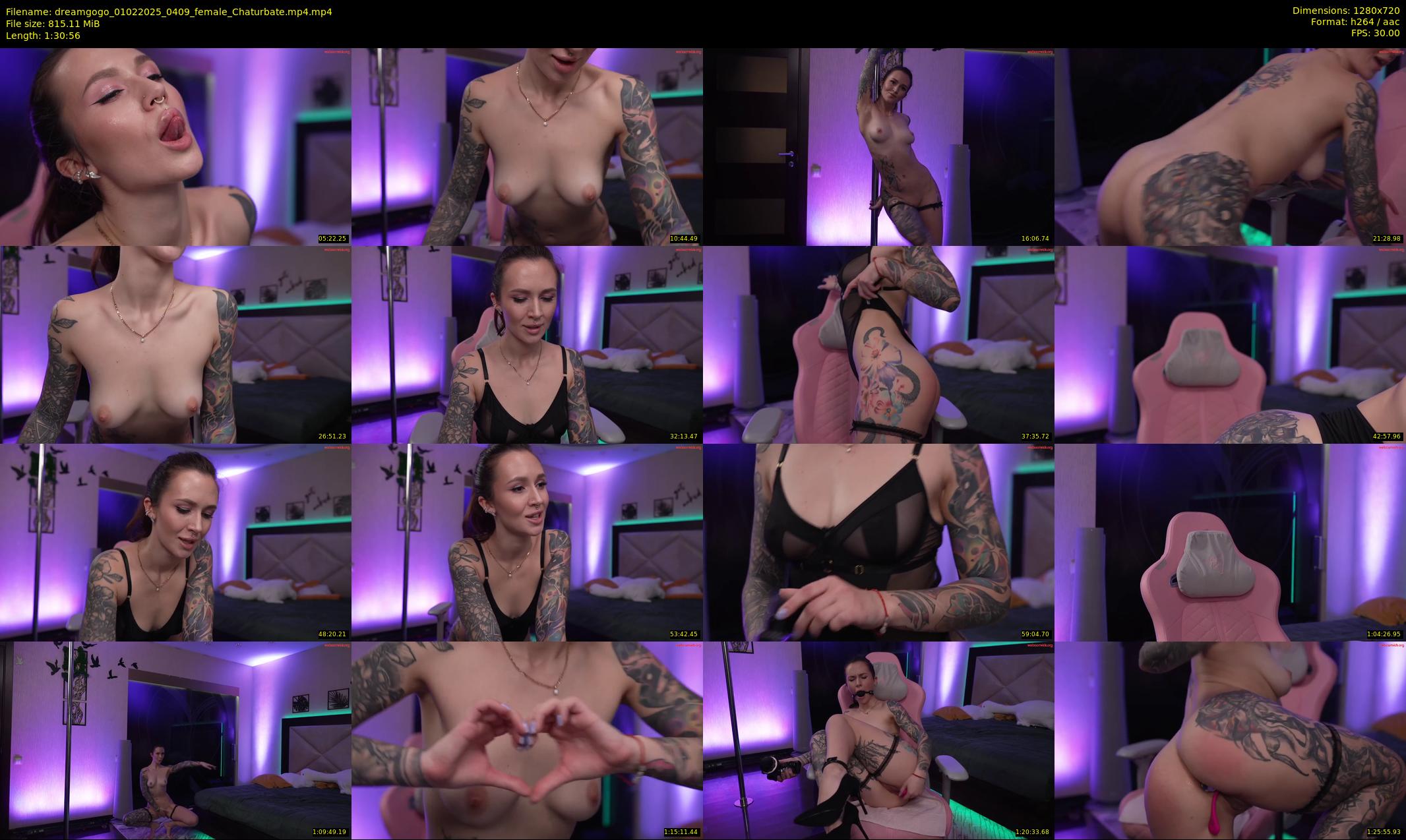 dreamgogo — 91 minute Chaturbate female cam show recording, 720p, Feb 1, 2025