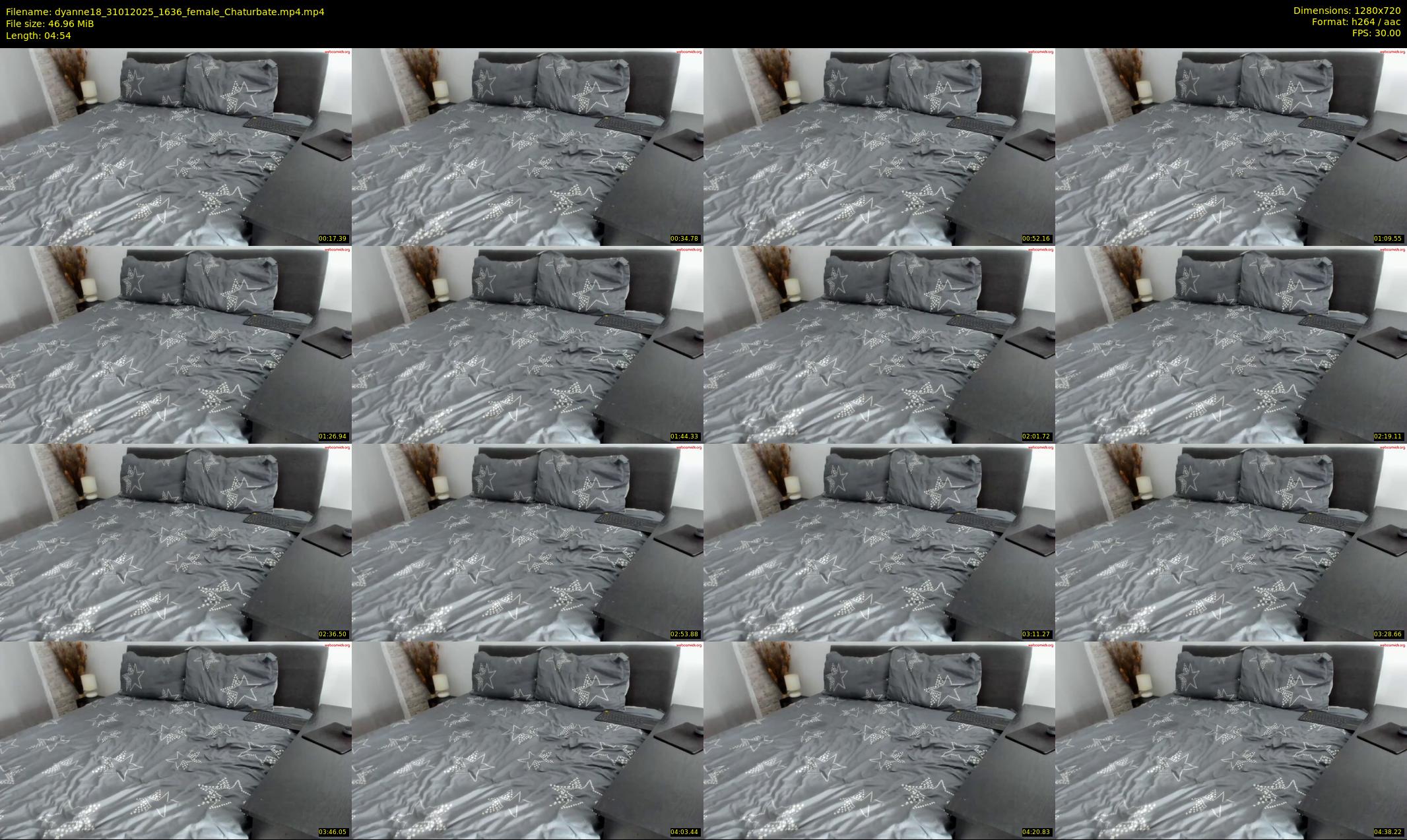 dyanne18 — 5 minute Chaturbate female cam show recording, 720p, Jan 31, 2025