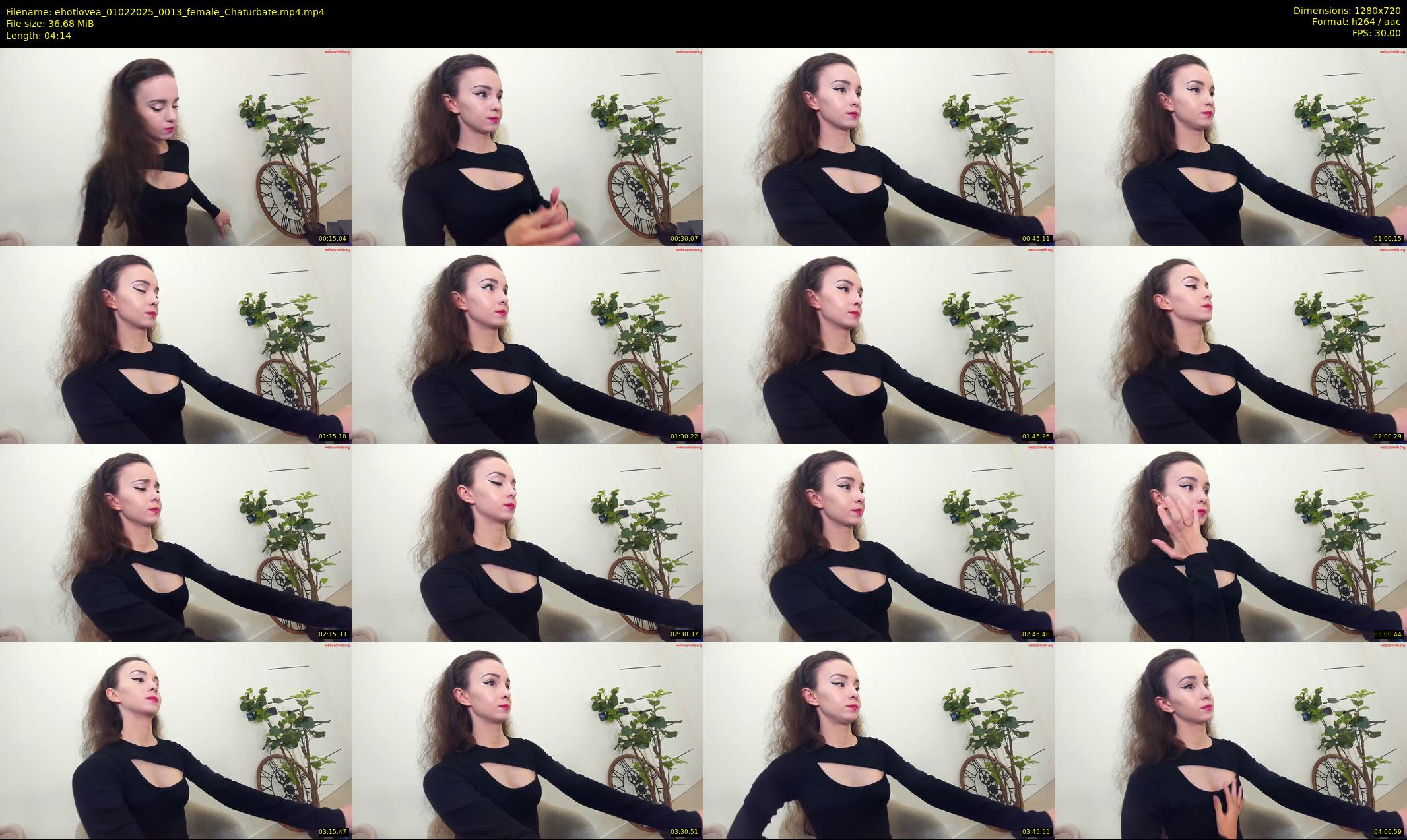 ehotlovea — 5 minute Chaturbate female cam show recording, 720p, Feb 1, 2025