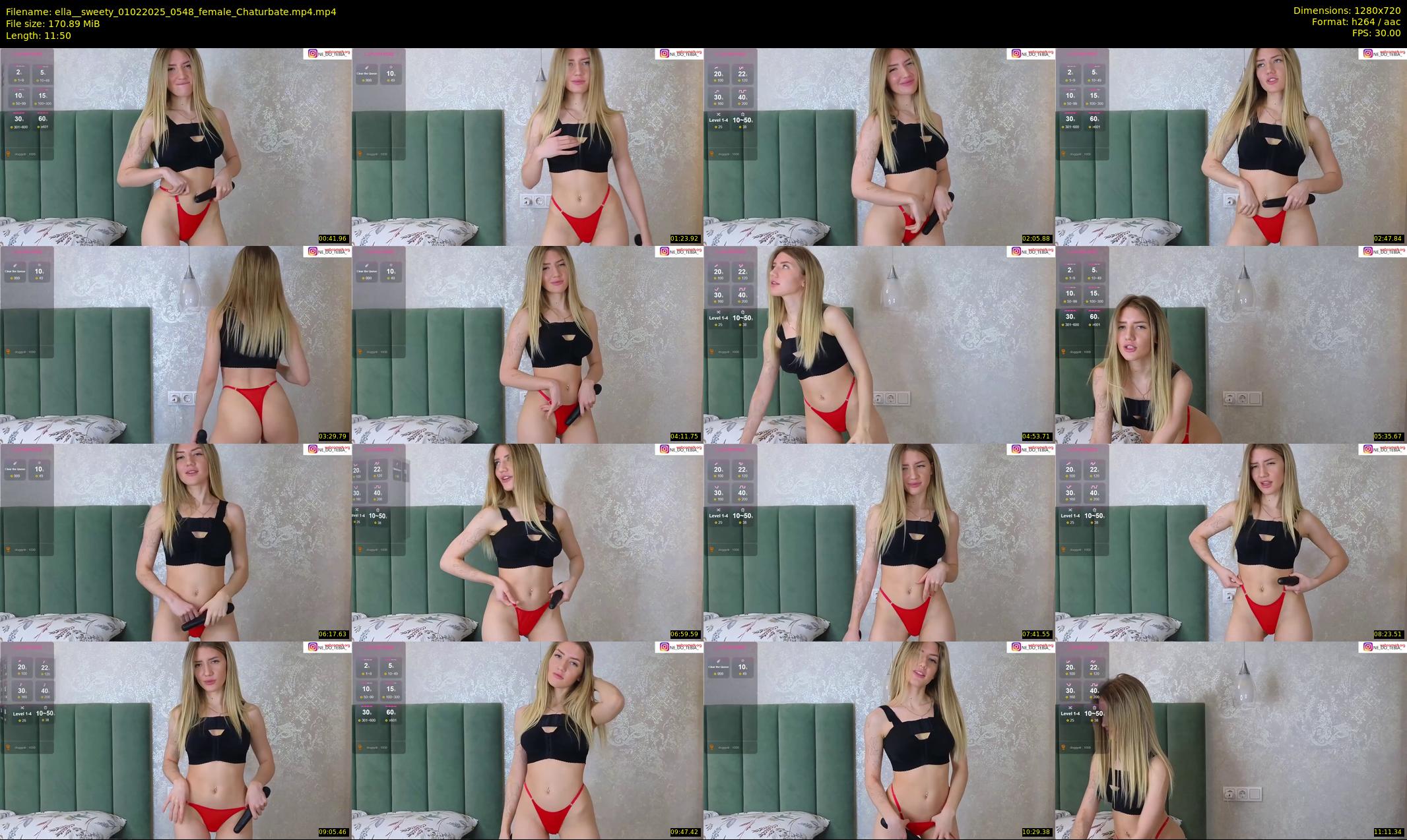 ella__sweety — 12 minute Chaturbate female cam show recording, 720p, Feb 1, 2025