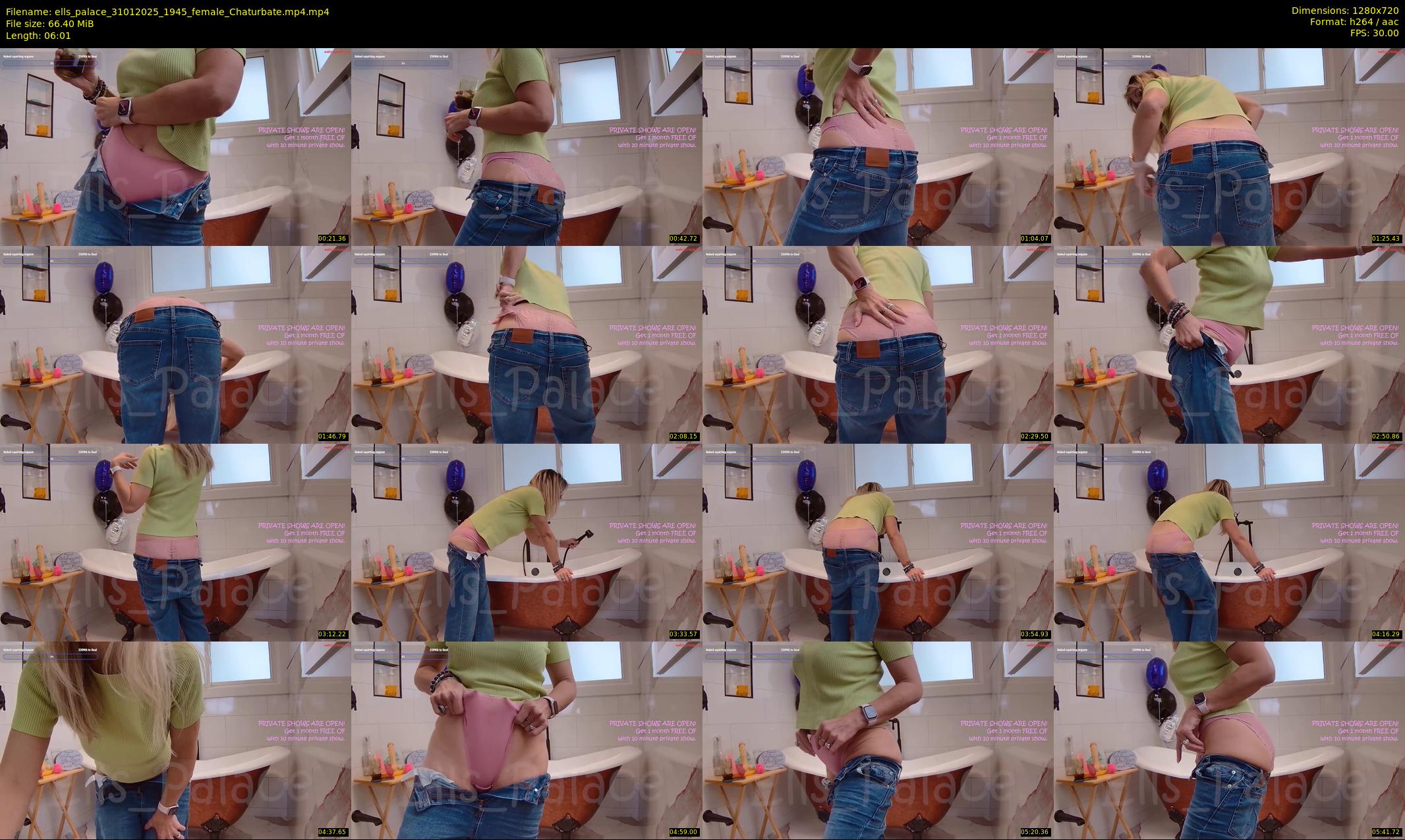 ells_palace — 7 minute Chaturbate female cam show recording, 720p, Jan 31, 2025