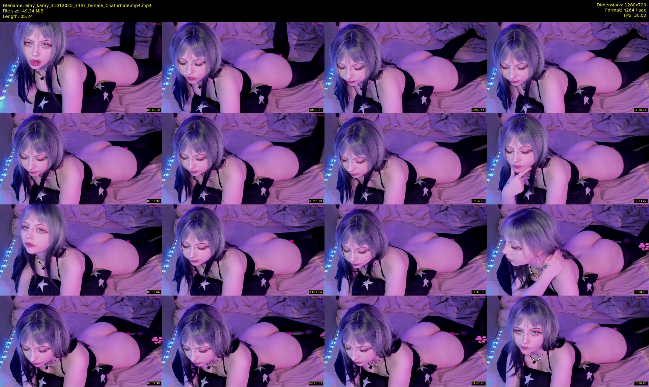 emy_kamy — 6 minute Chaturbate female cam show recording, 720p, Jan 31, 2025