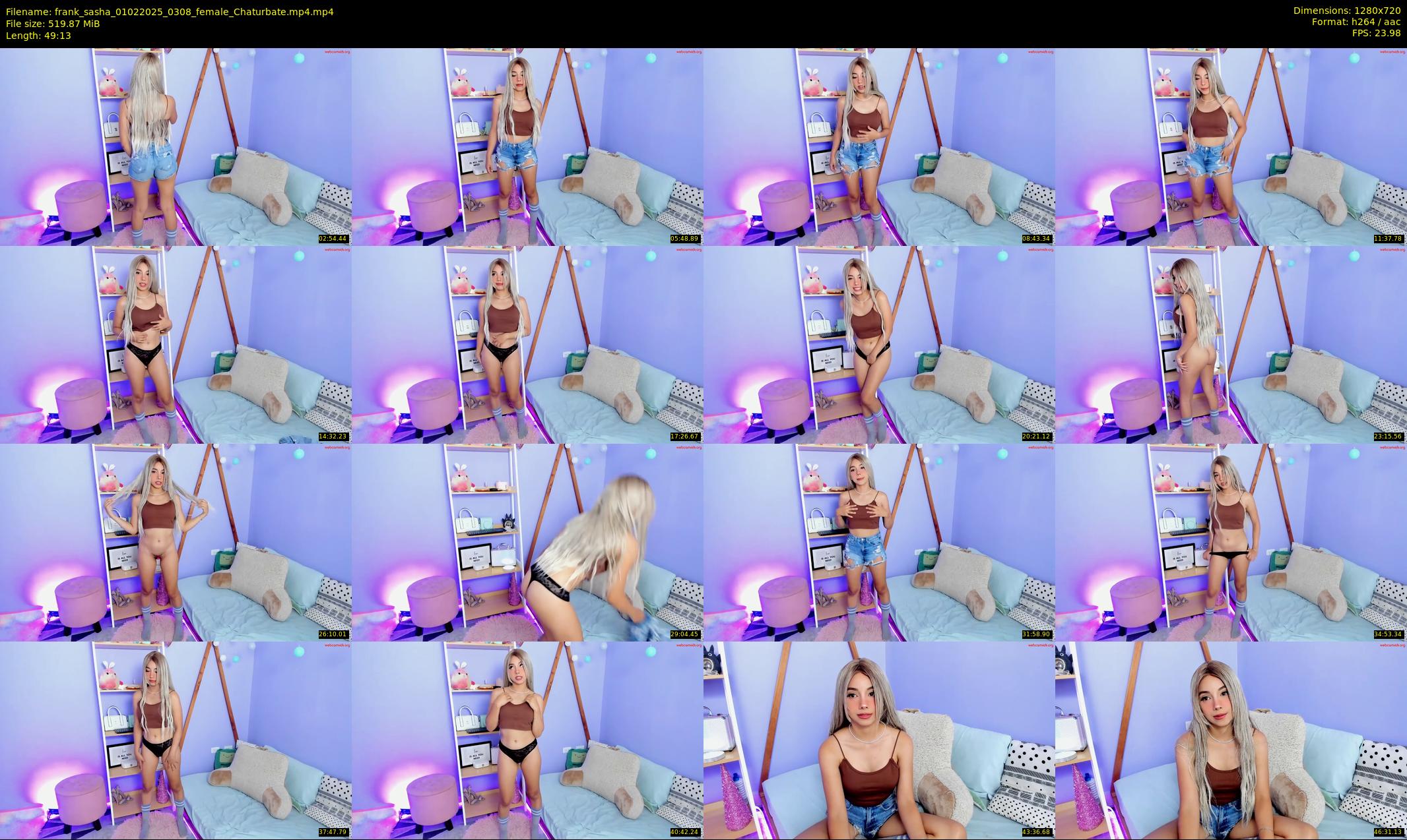 frank_sasha — 50 minute Chaturbate couple cam show recording, 720p, Feb 1, 2025