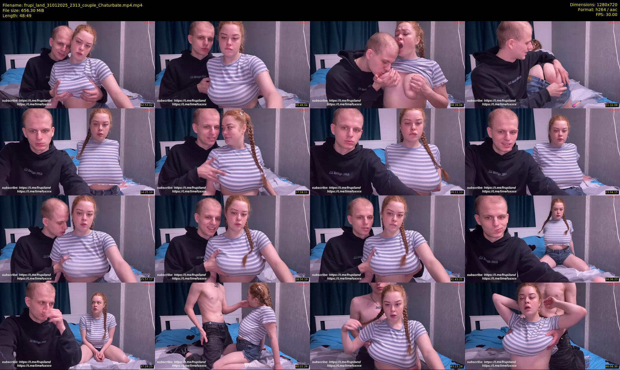 frupi_land — 49 minute Chaturbate couple cam show recording, 720p, Jan 31, 2025