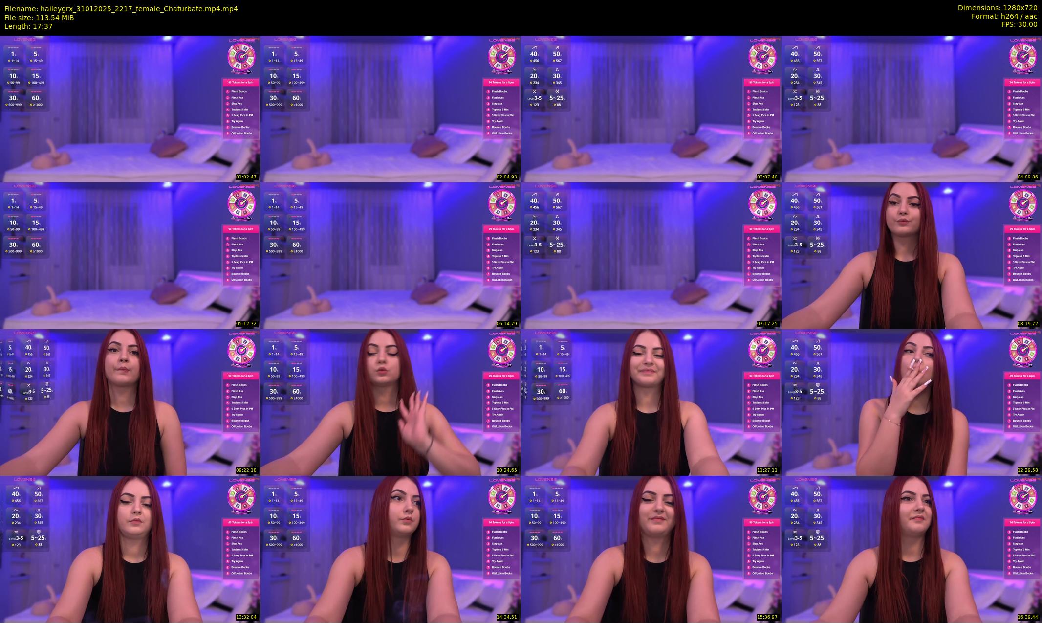 haileygrx — 18 minute Chaturbate female cam show recording, 720p, Jan 31, 2025