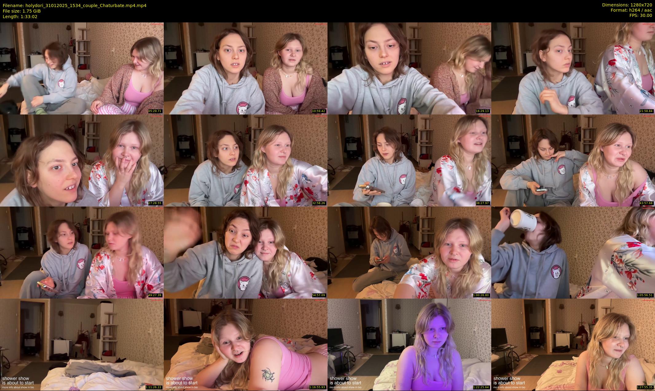 holydori — 94 minute Chaturbate female cam show recording, 720p, Jan 31, 2025
