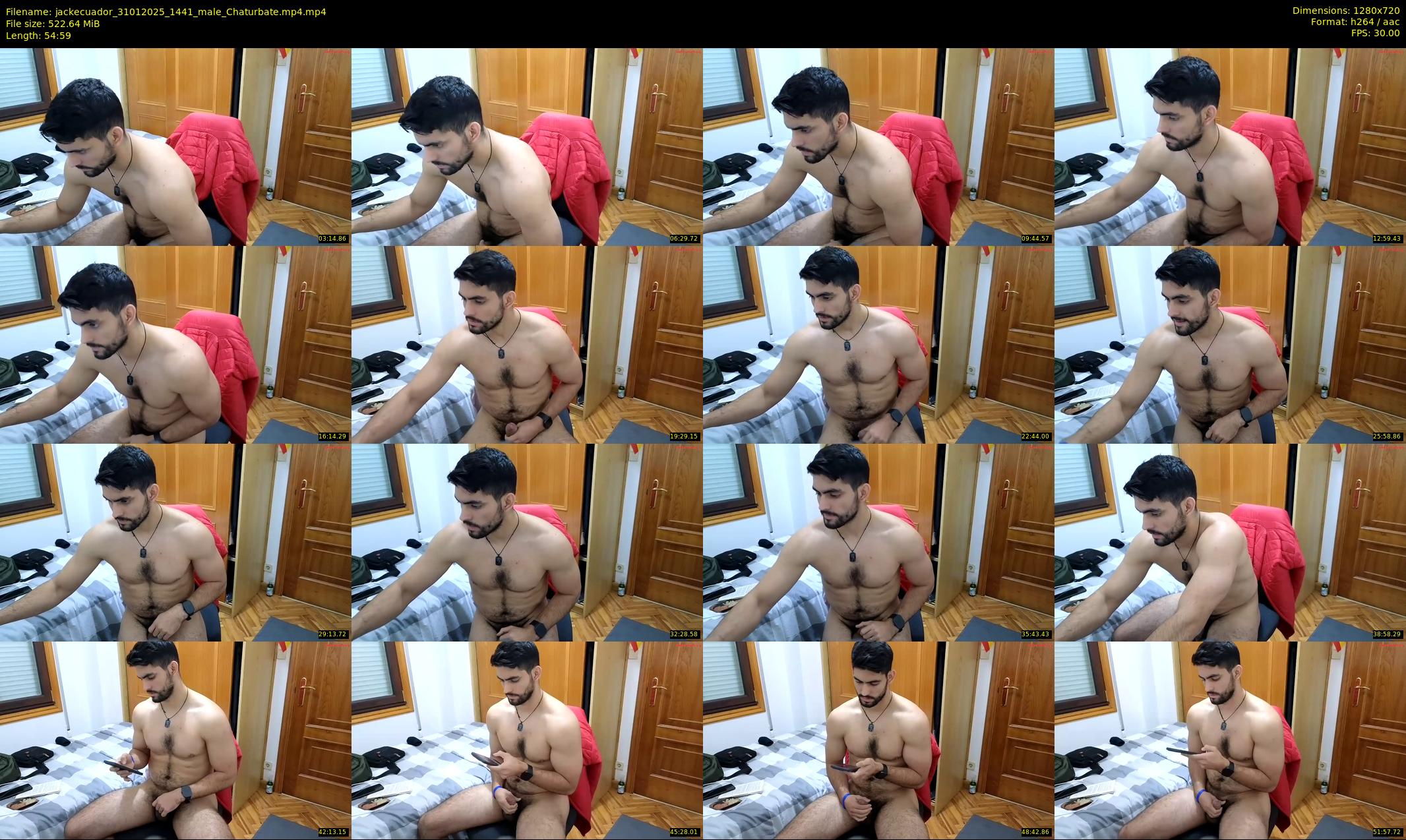 jackecuador — 55 minute Chaturbate male cam show recording, 720p, Jan 31, 2025
