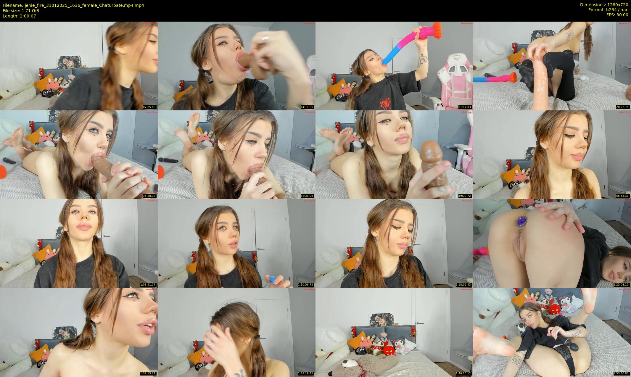 jenie_fire — 121 minute Chaturbate female cam show recording, 720p, Jan 31, 2025