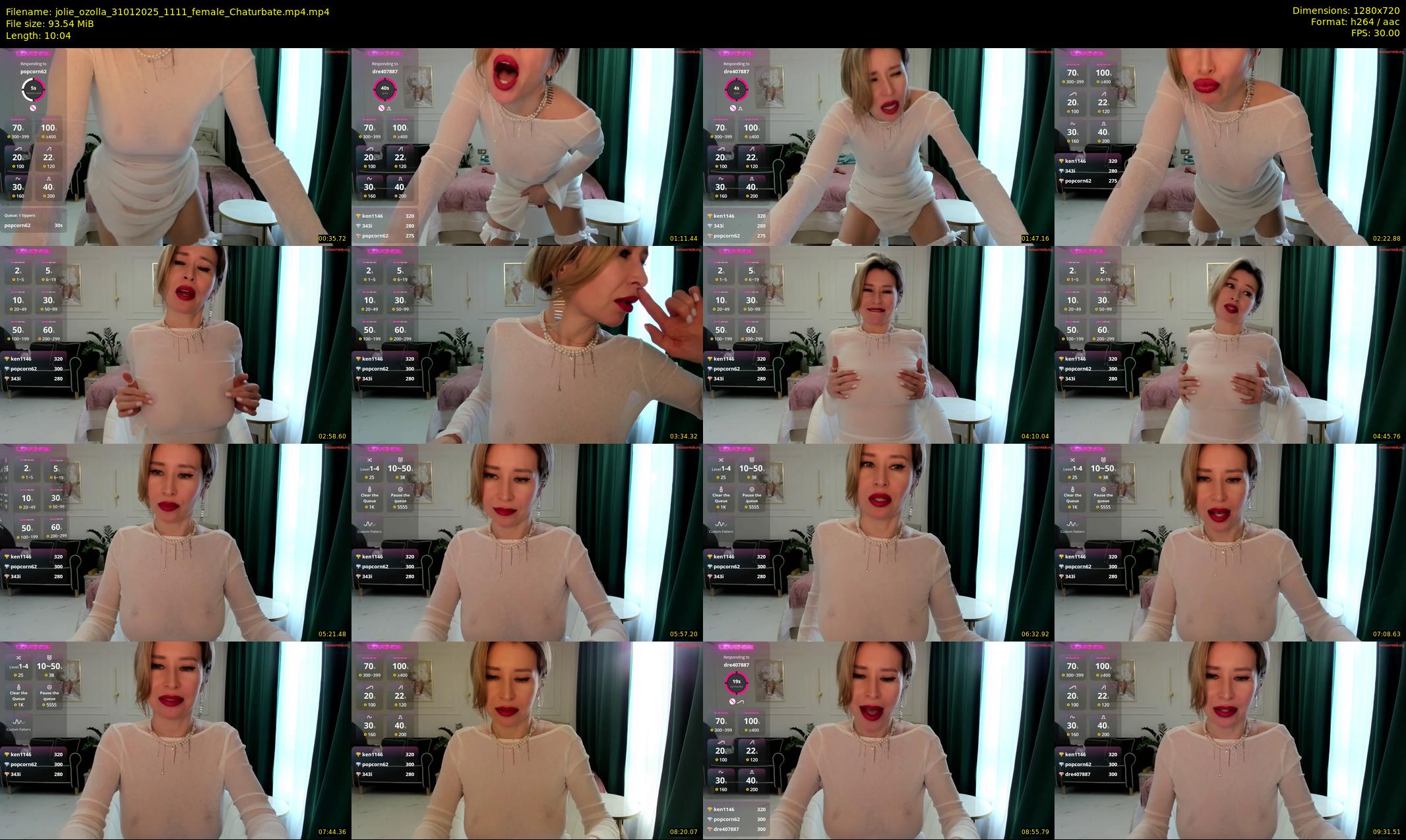 jolie_ozolla — 11 minute Chaturbate female cam show recording, 720p, Jan 31, 2025
