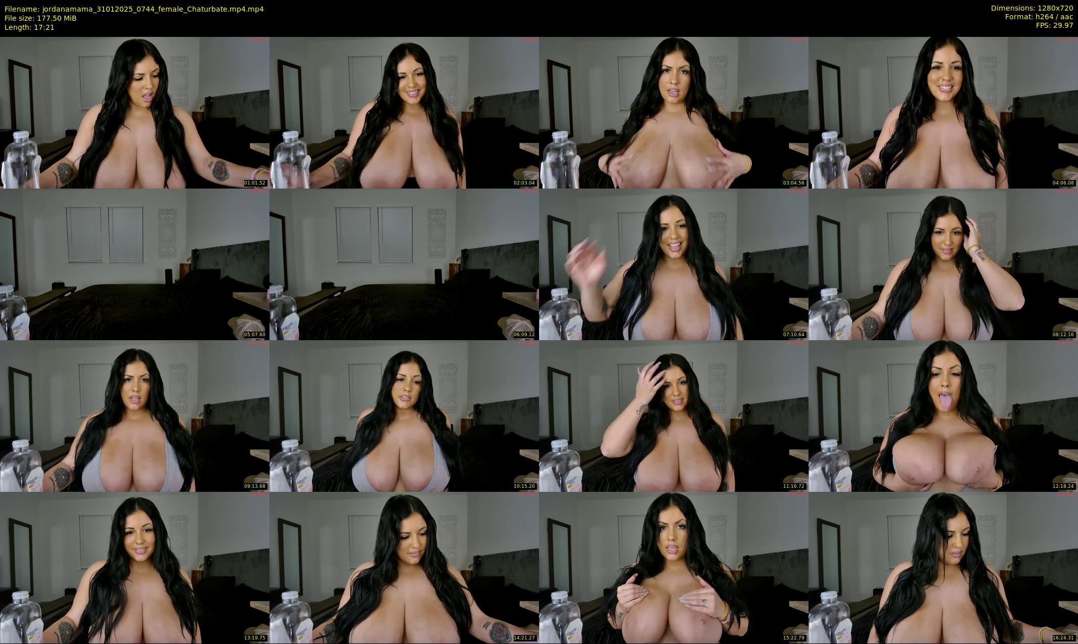 jordanamama — 18 minute Chaturbate couple cam show recording, 720p, Jan 31, 2025