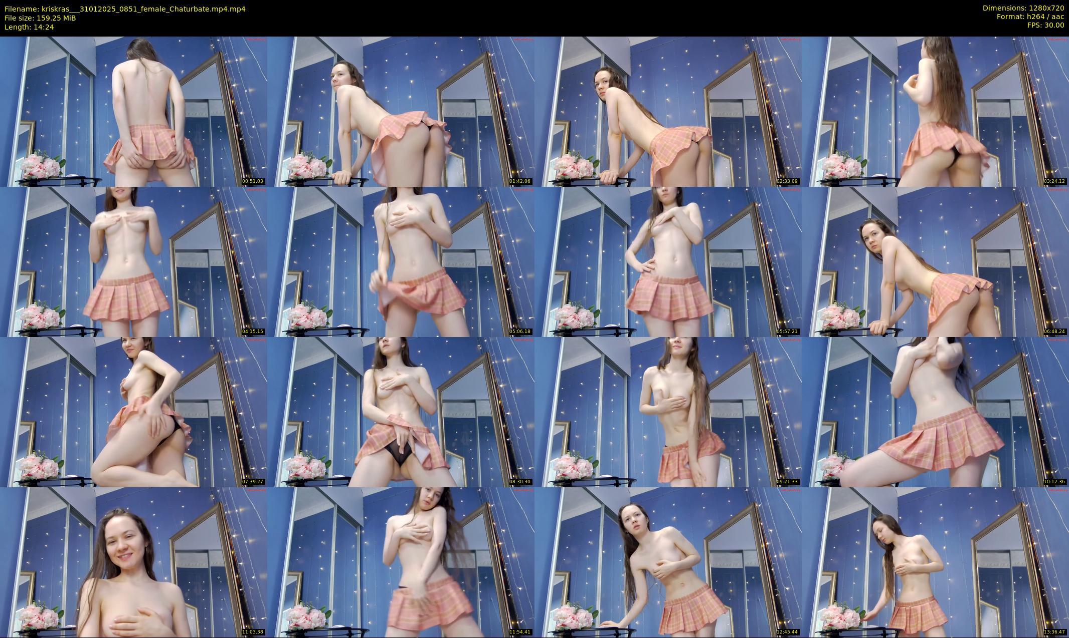 kriskras__ — 15 minute Chaturbate female cam show recording, 720p, Jan 31, 2025
