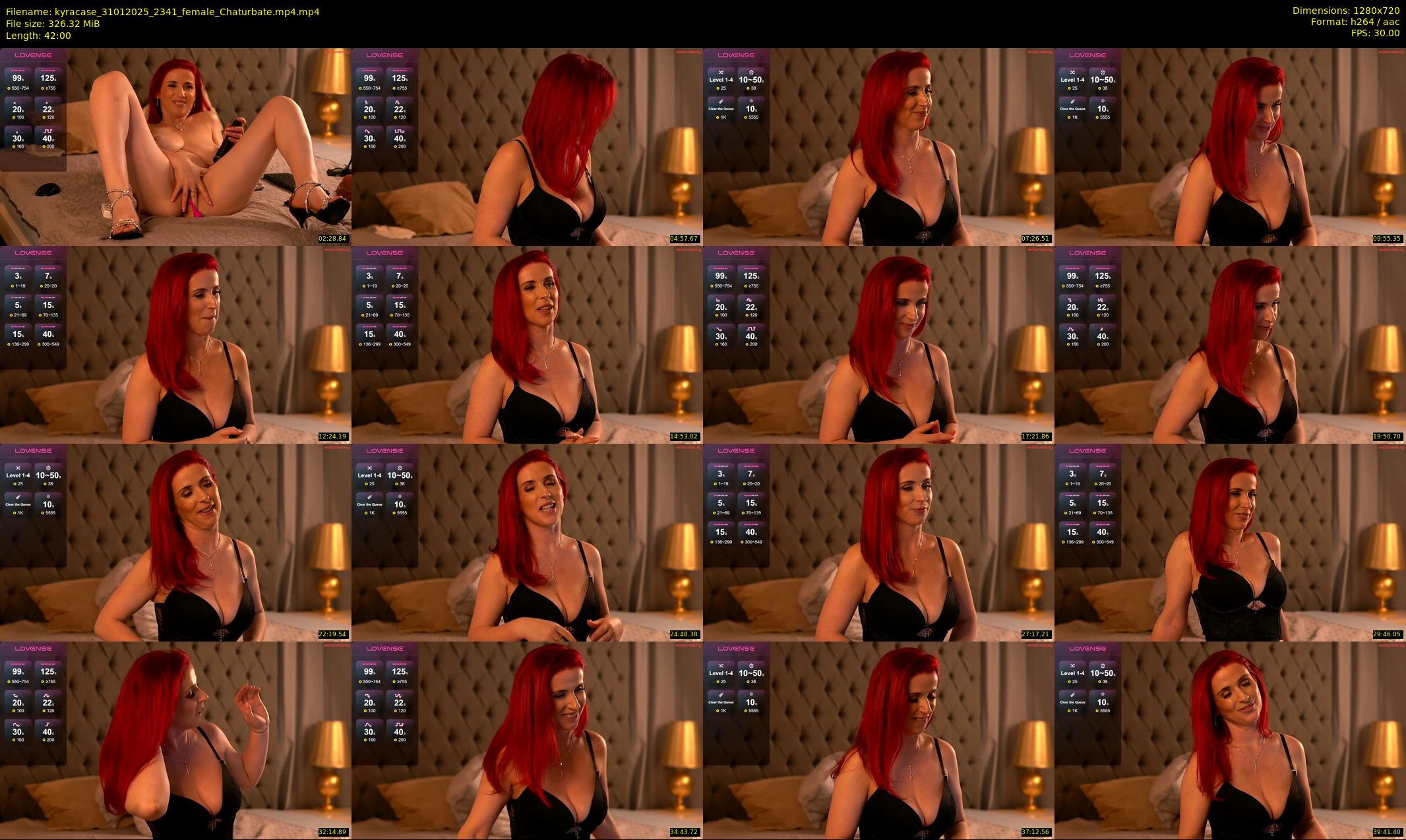 kyracase — 42 minute Chaturbate female cam show recording, 720p, Jan 31, 2025