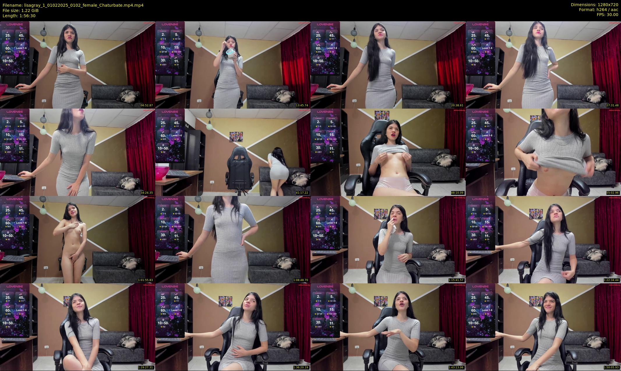 lisagray_1 — 117 minute Chaturbate female cam show recording, 720p, Feb 1, 2025