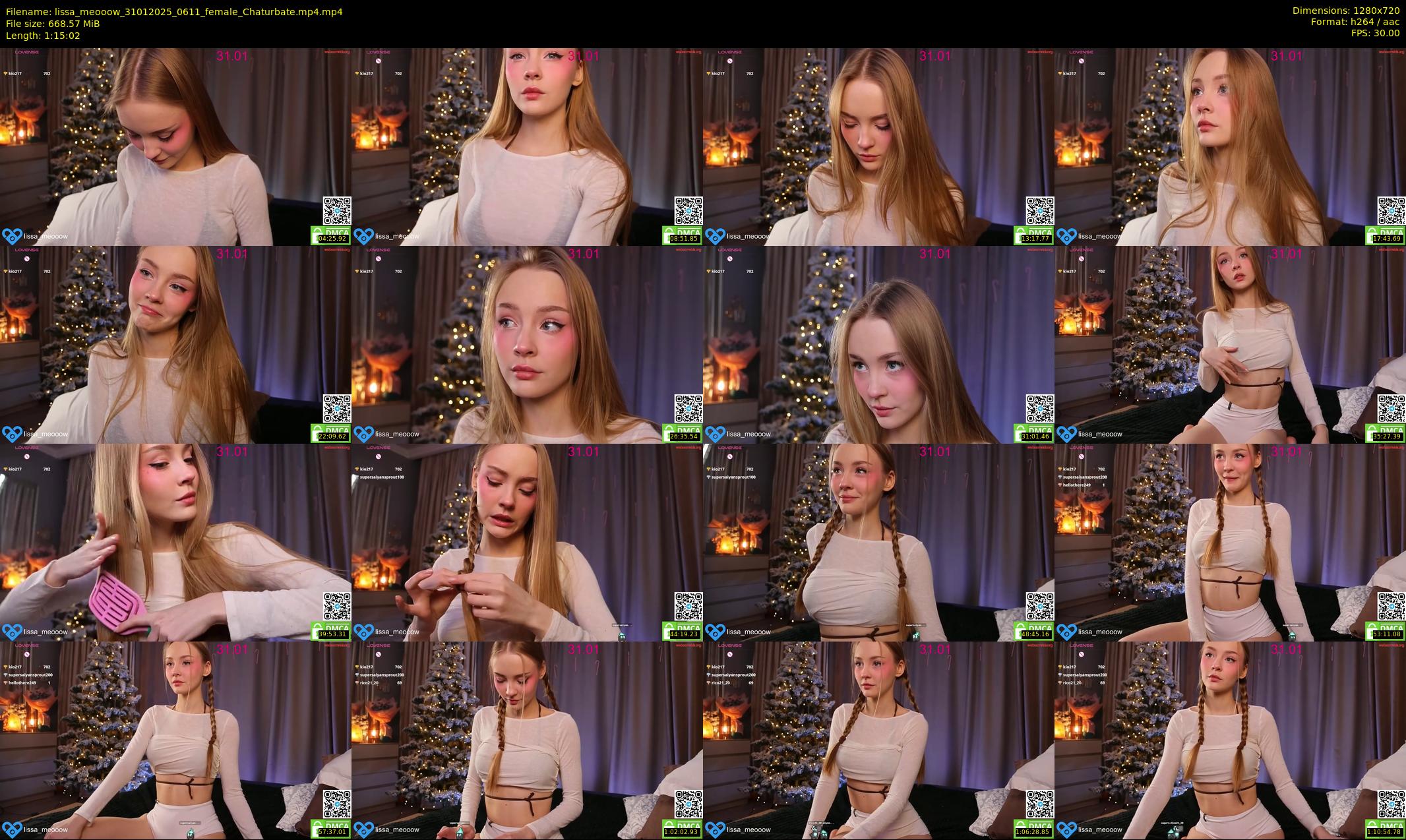 lissa_meooow — 76 minute Chaturbate female cam show recording, 720p, Jan 31, 2025