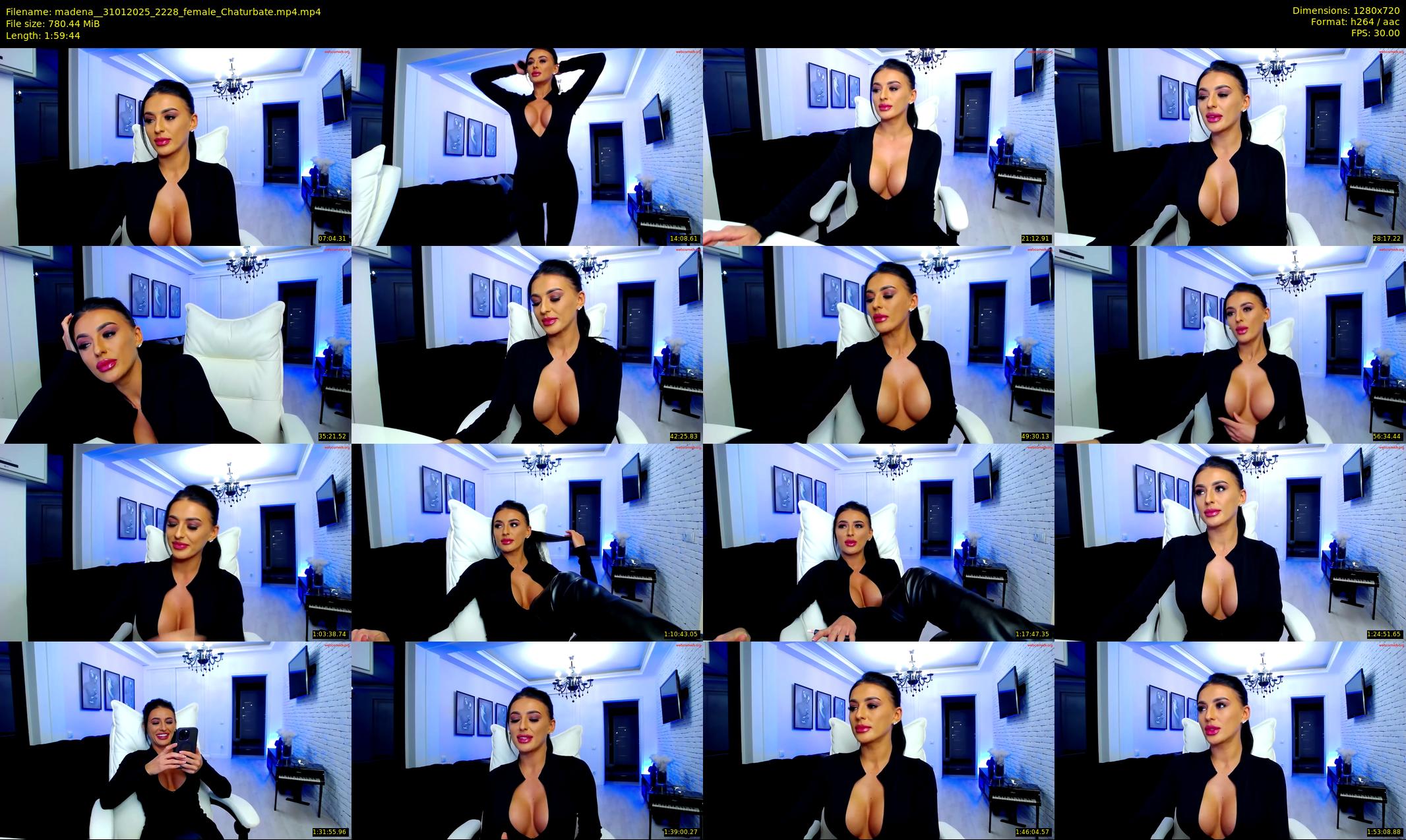 madena_ — 120 minute Chaturbate female cam show recording, 720p, Jan 31, 2025