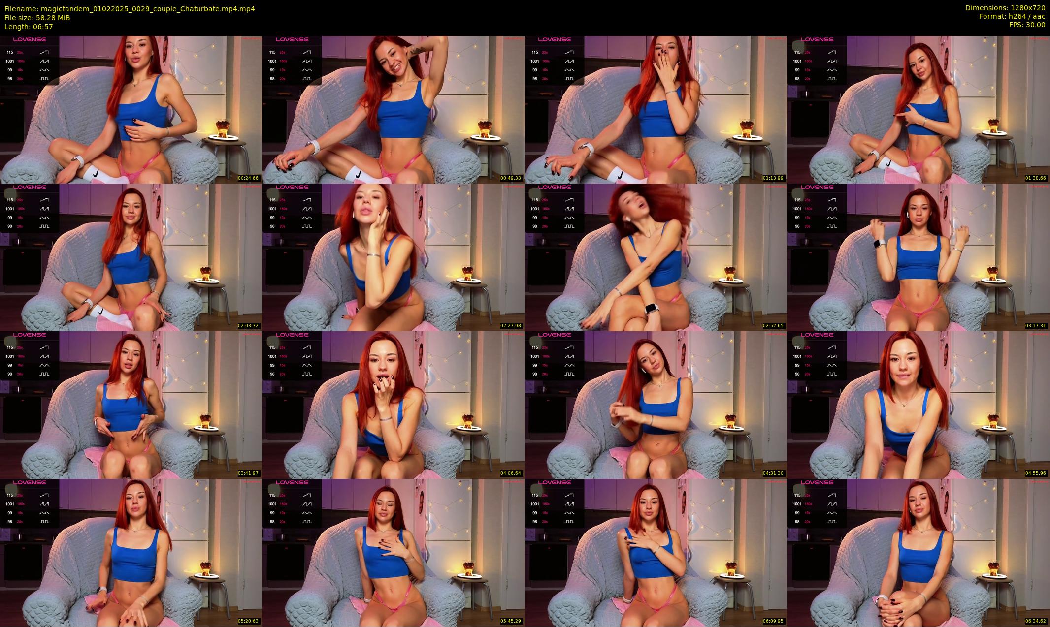 magictandem — 7 minute Chaturbate couple cam show recording, 720p, Feb 1, 2025