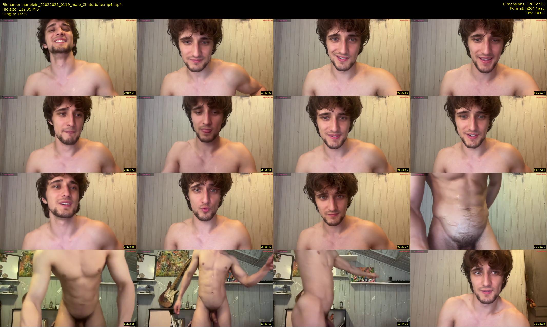 manolein — 15 minute Chaturbate male cam show recording, 720p, Feb 1, 2025