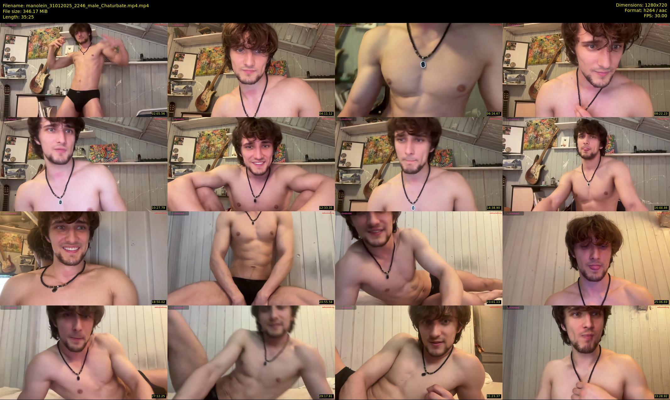 manolein — 36 minute Chaturbate male cam show recording, 720p, Jan 31, 2025