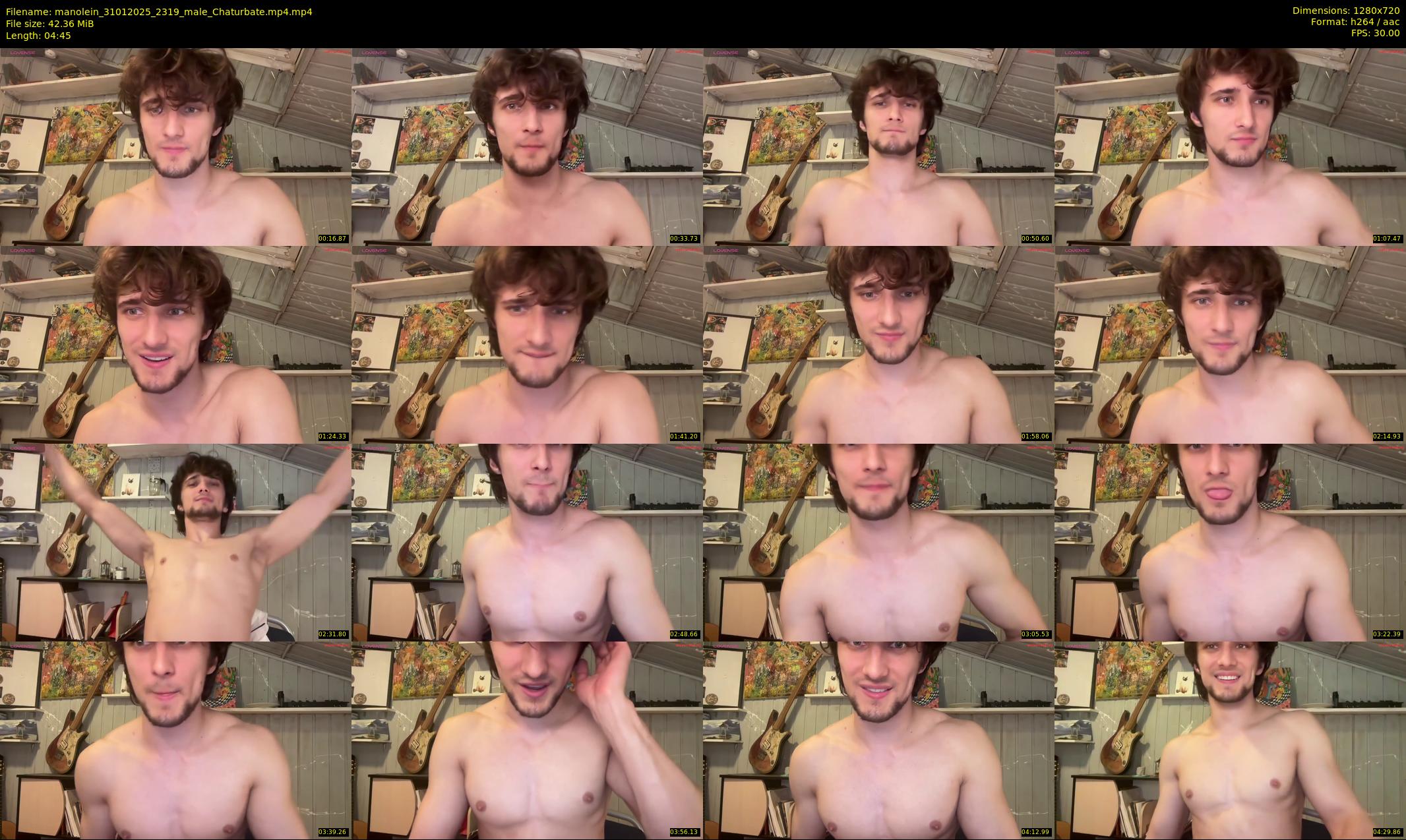 manolein — 5 minute Chaturbate male cam show recording, 720p, Jan 31, 2025