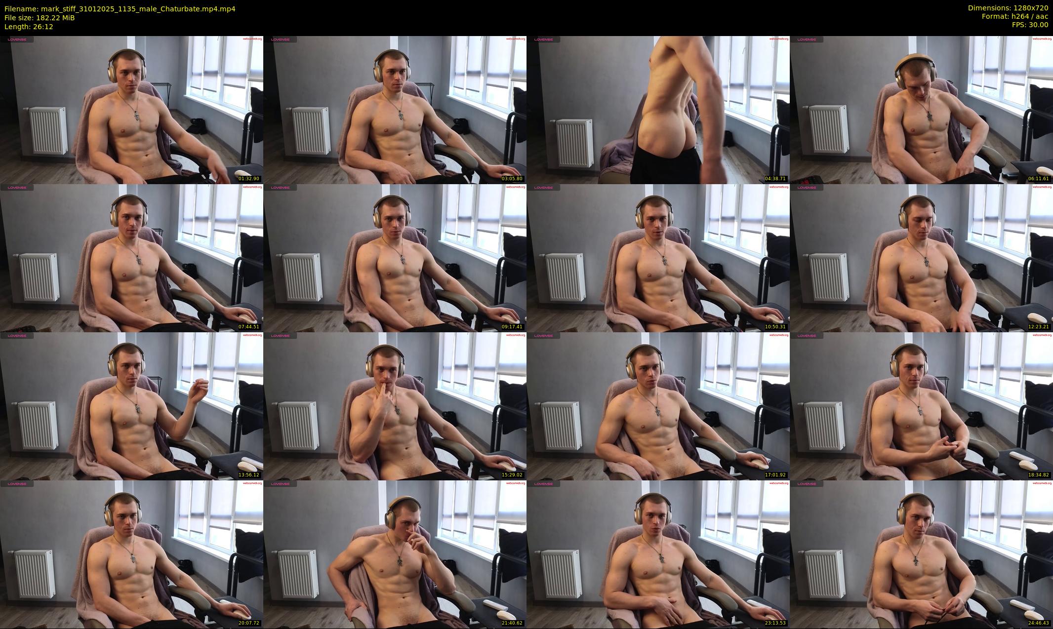 mark_stiff — 27 minute Chaturbate male cam show recording, 720p, Jan 31, 2025