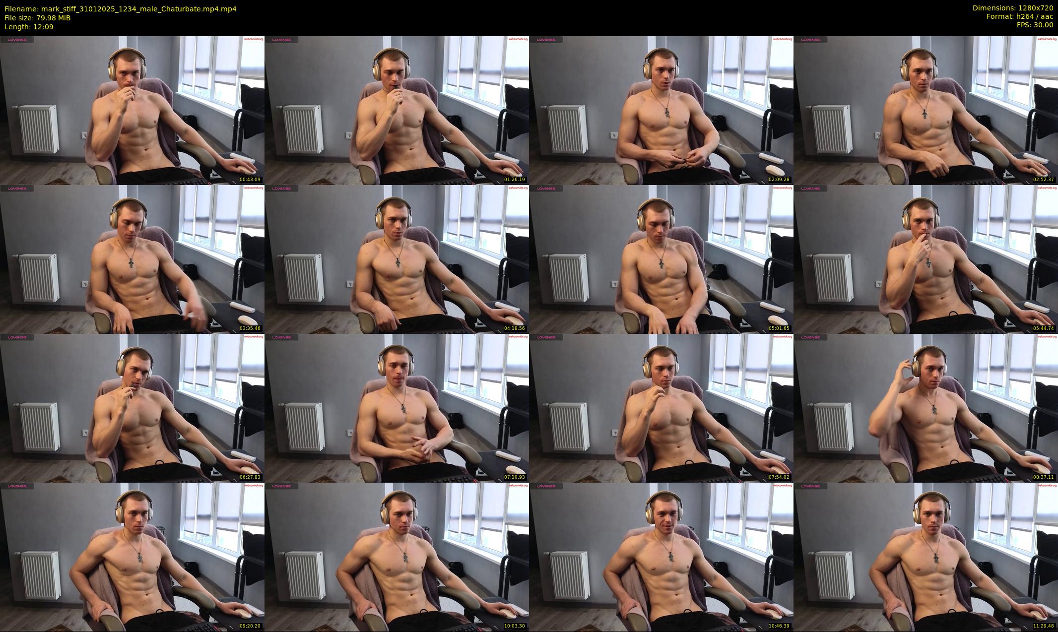 mark_stiff — 13 minute Chaturbate male cam show recording, 720p, Jan 31, 2025