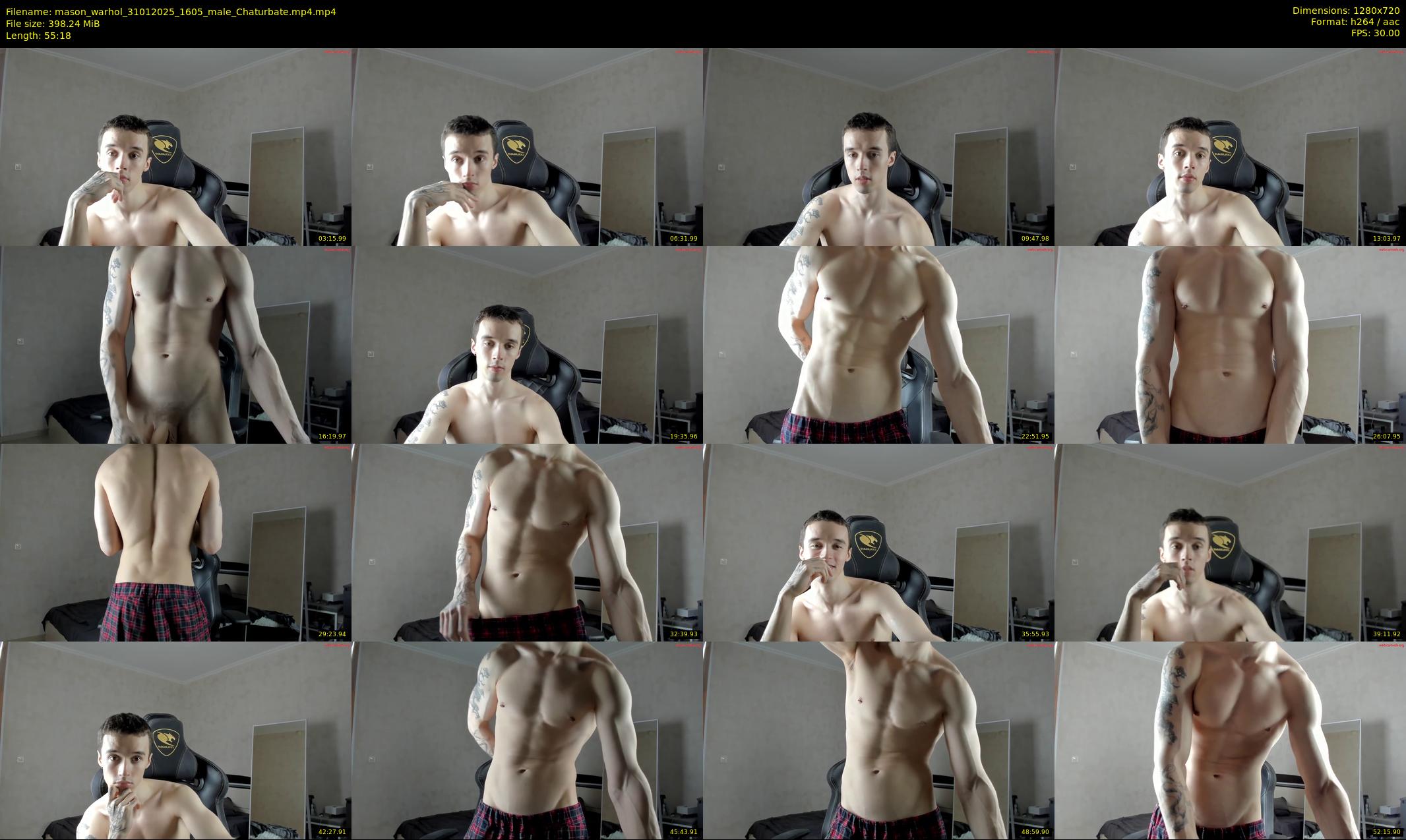 mason_warhol — 56 minute Chaturbate male cam show recording, 720p, Jan 31, 2025