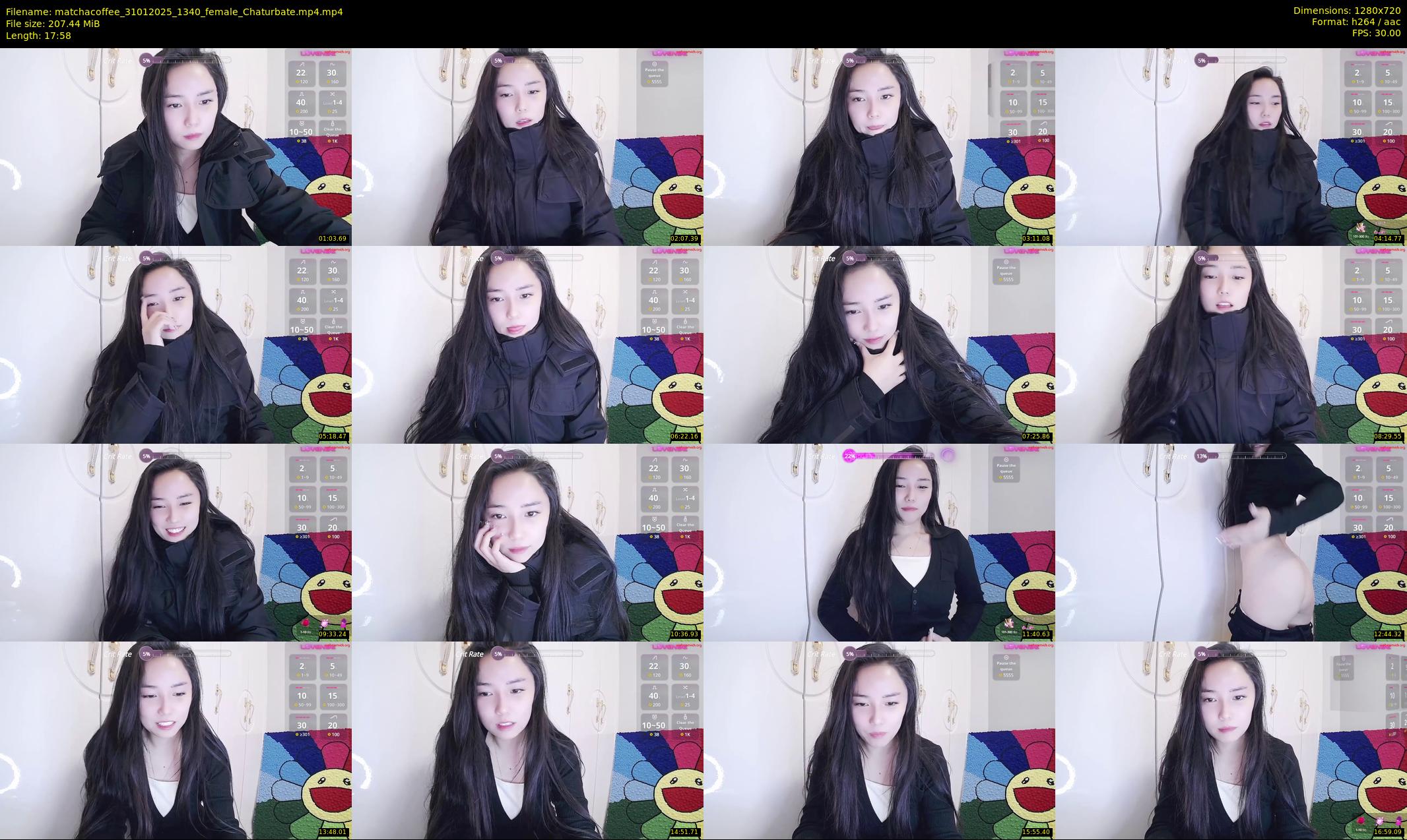 matchacoffee — 18 minute Chaturbate female cam show recording, 720p, Jan 31, 2025