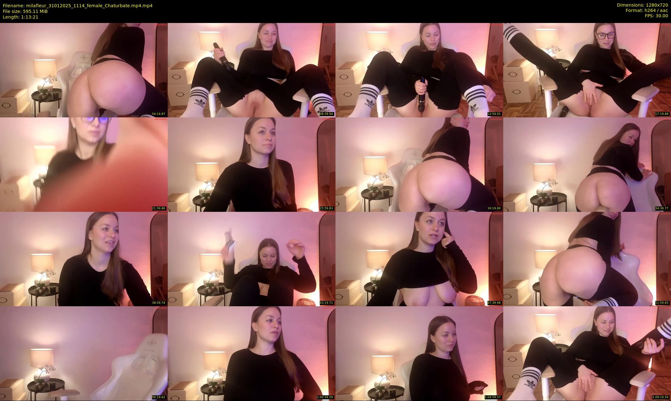 milafleur — 74 minute Chaturbate female cam show recording, 720p, Jan 31, 2025