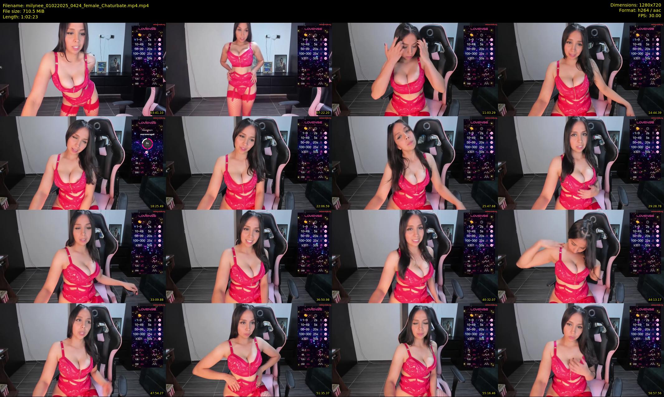 milynee — 63 minute Chaturbate female cam show recording, 720p, Feb 1, 2025