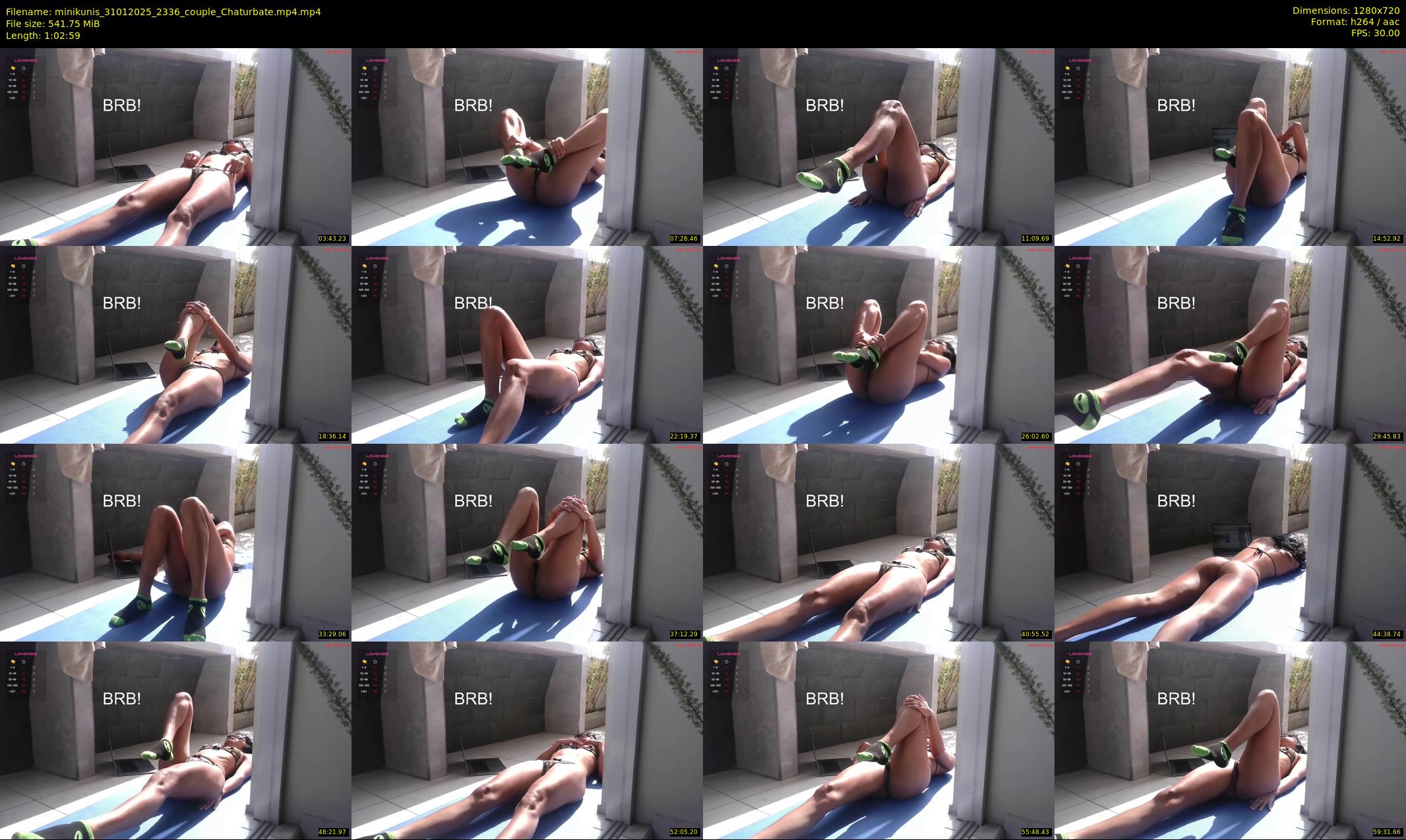 minikunis — 63 minute Chaturbate couple cam show recording, 720p, Jan 31, 2025